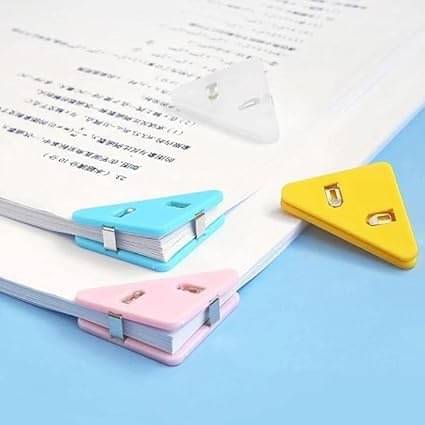     			Plastic Paper Clips,Clamps for Preventing Paper Corners from Bending Ideal Tool