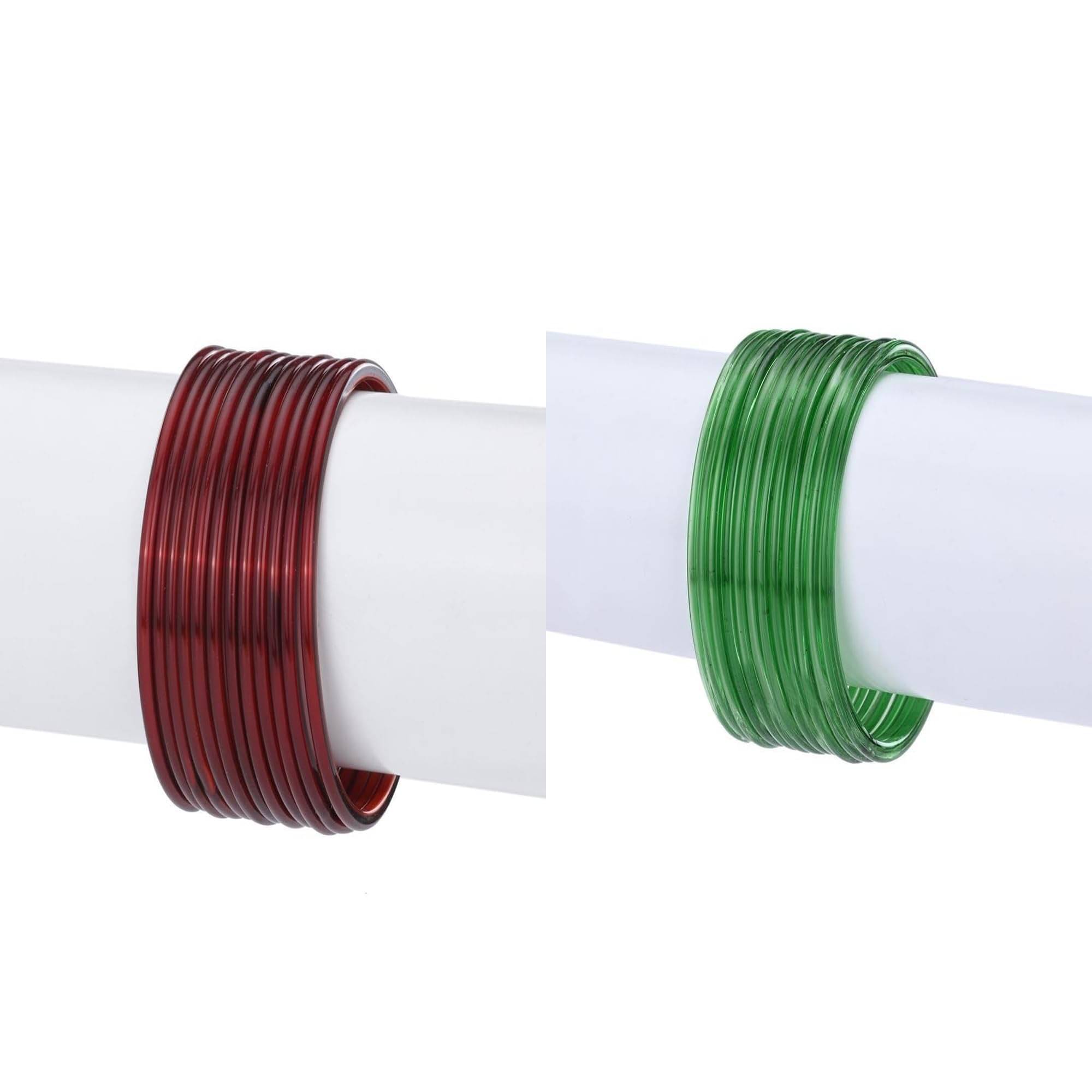 Somil Multicolor Bangle Set ( Pack of 2 ) Somil Multicolor Bangle Set ( Pack of 2 )