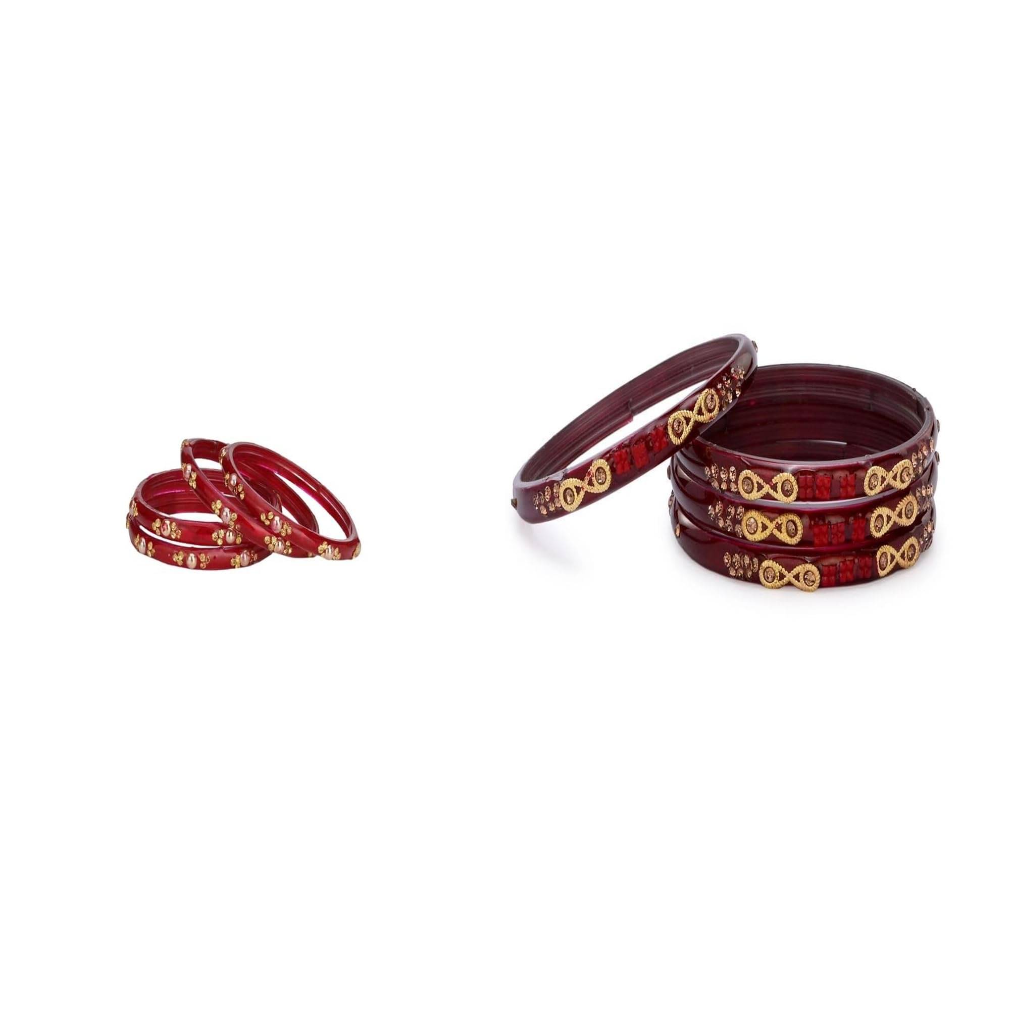 Somil Multicolor Bangle Set ( Pack of 2 ) Somil Multicolor Bangle Set ( Pack of 2 )