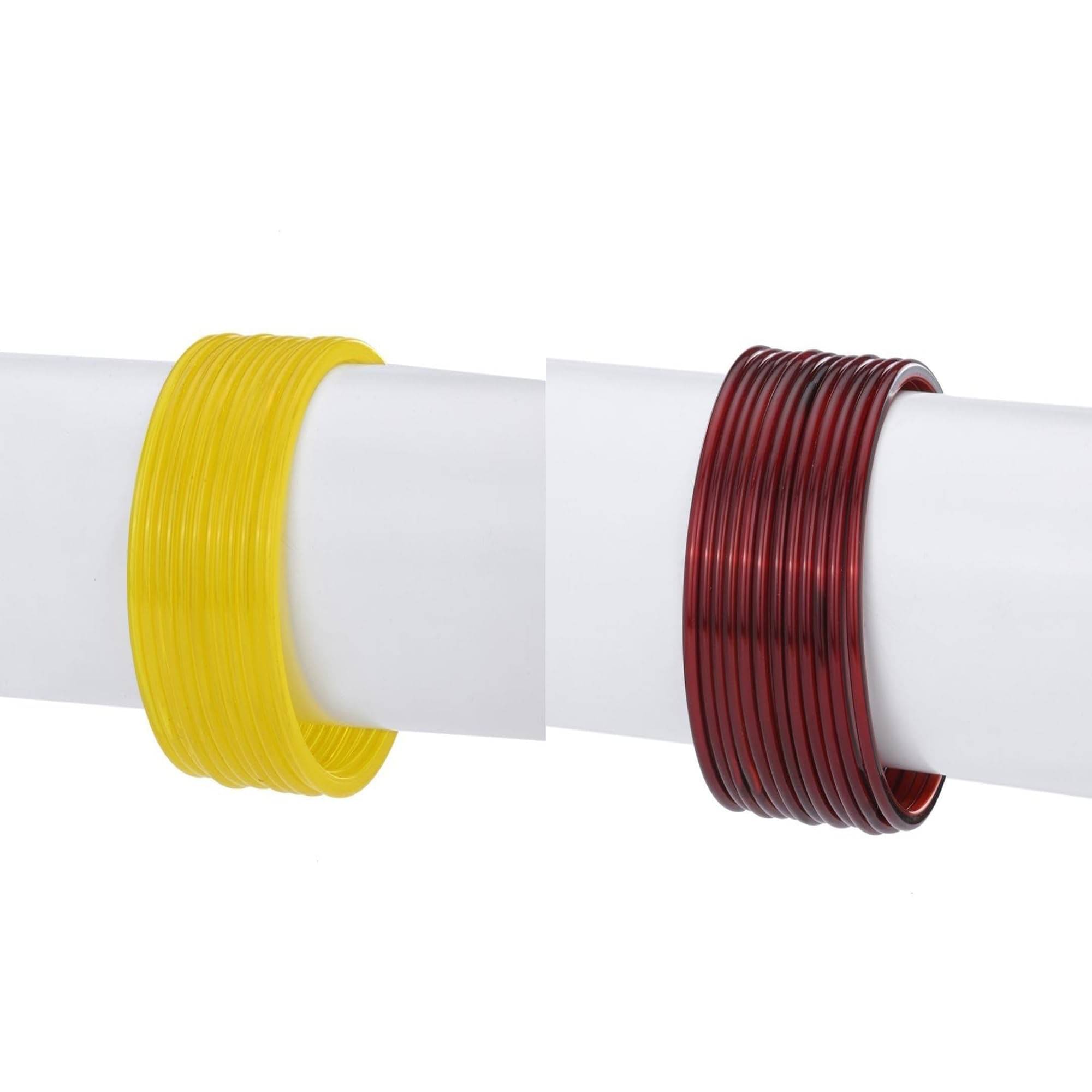     			Somil Multicolor Bangle Set ( Pack of 2 )