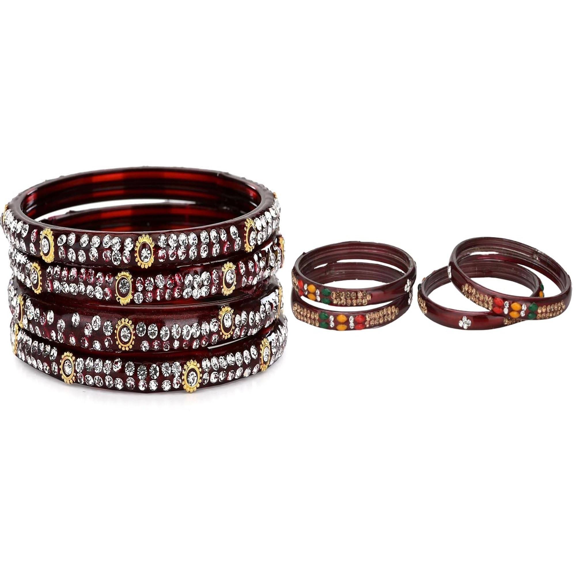 Somil Multicolor Bangle Set ( Pack of 2 ) Somil Multicolor Bangle Set ( Pack of 2 )