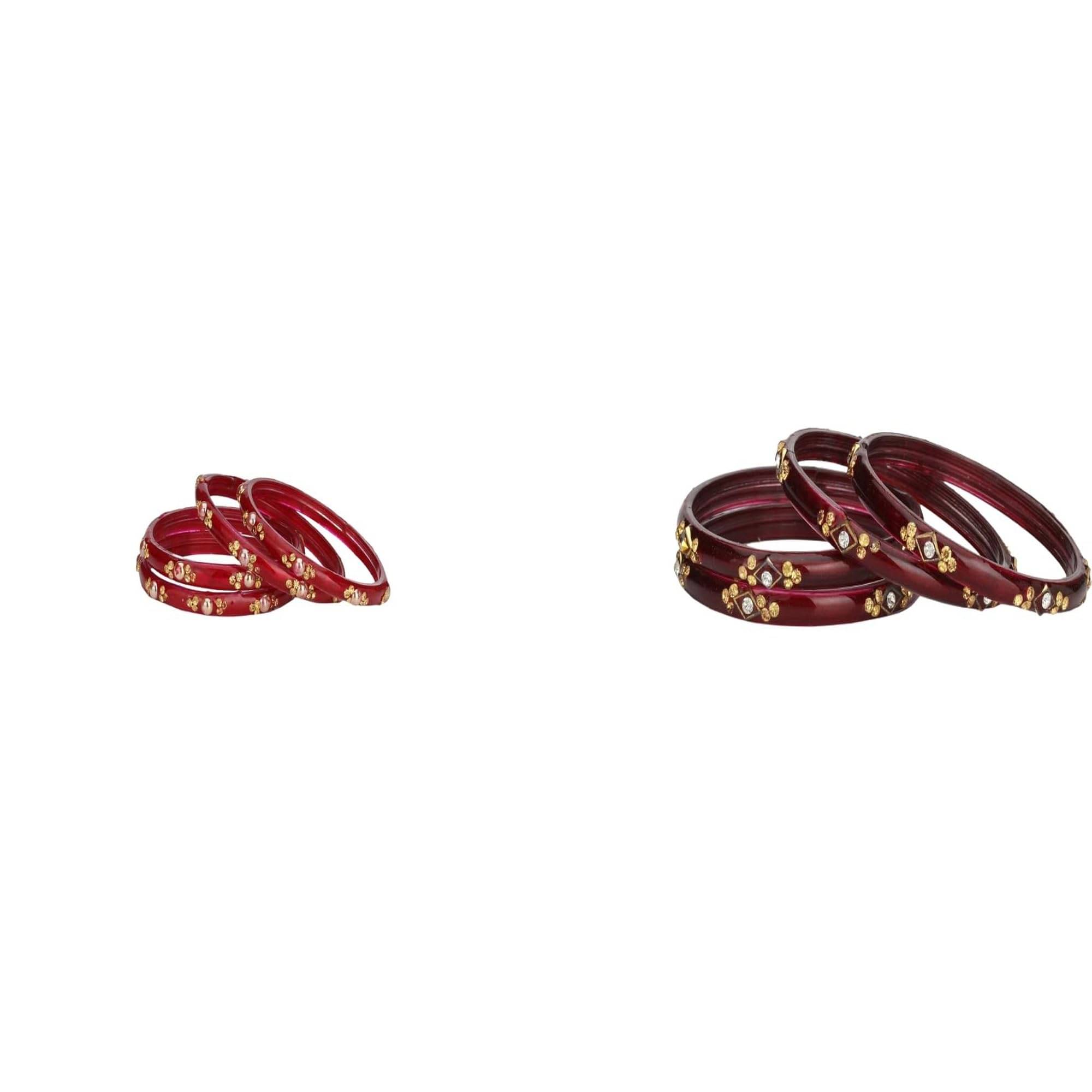 Somil Multicolor Bangle Set ( Pack of 2 ) Somil Multicolor Bangle Set ( Pack of 2 )