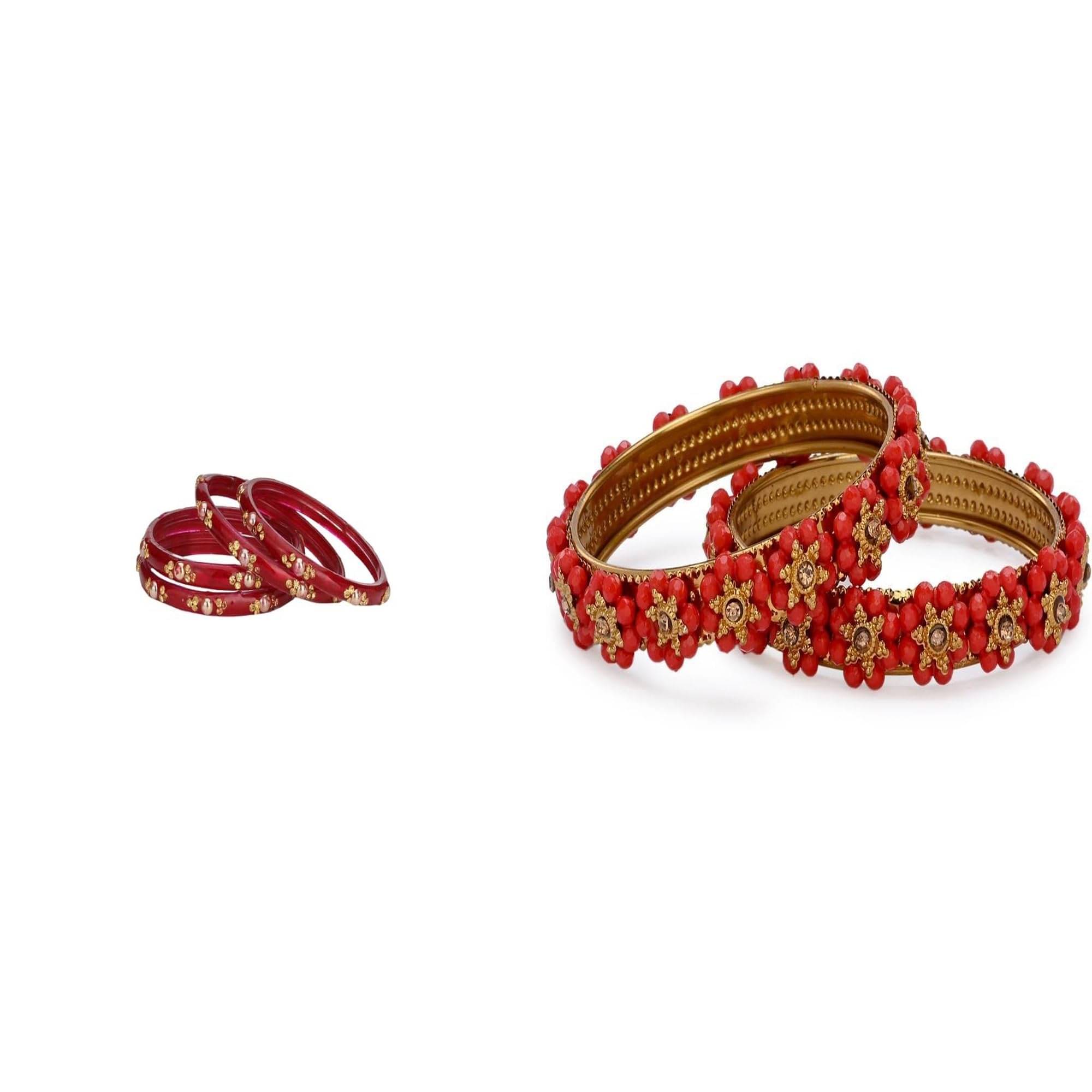 Somil Multicolor Bangle Set ( Pack of 2 ) Somil Multicolor Bangle Set ( Pack of 2 )