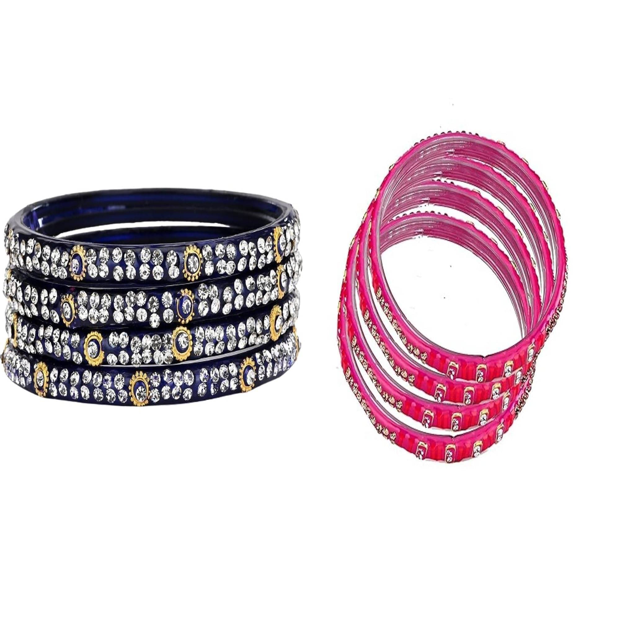 Somil Multicolor Bangle Set ( Pack of 2 ) Somil Multicolor Bangle Set ( Pack of 2 )