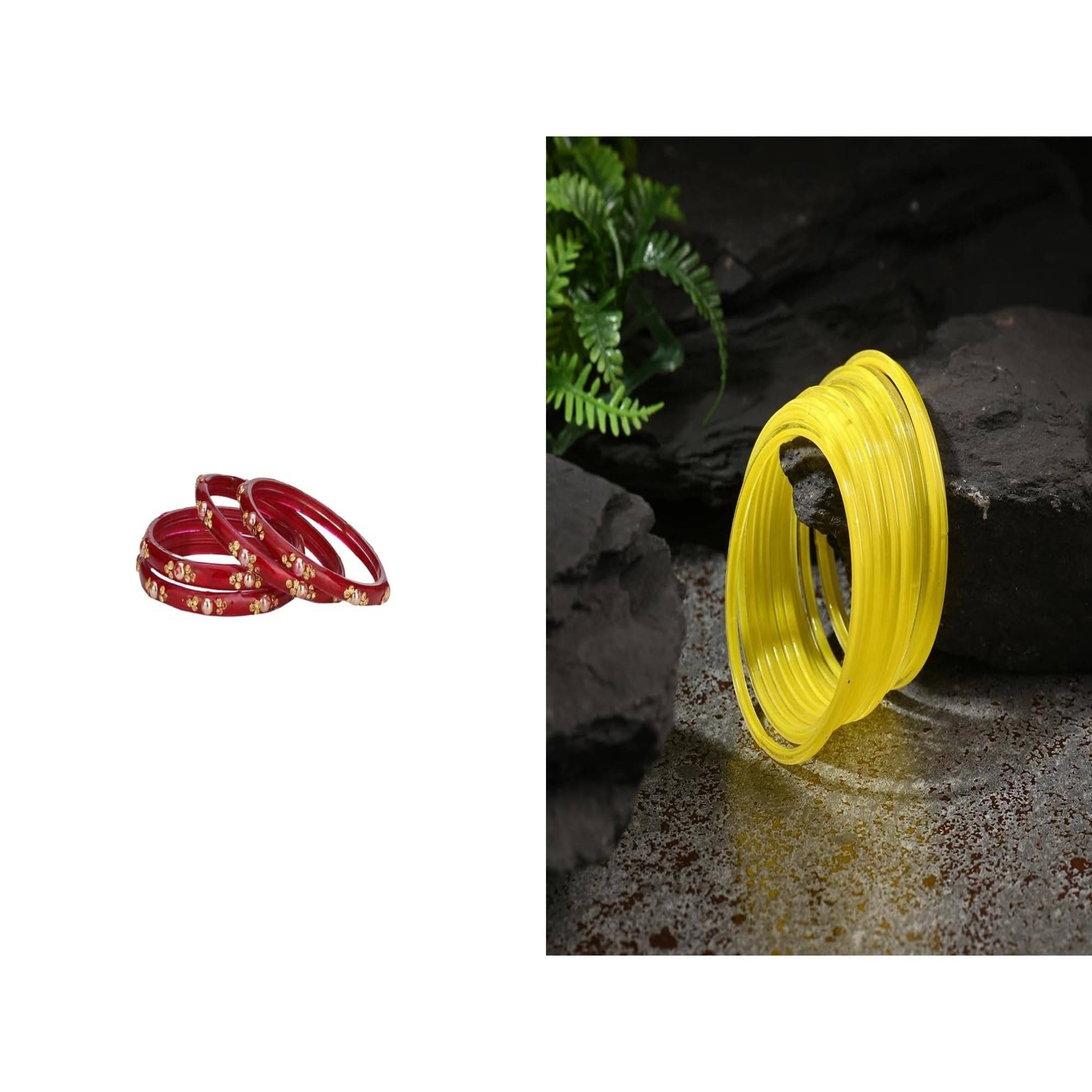 Somil Multicolor Bangle Set ( Pack of 2 ) Somil Multicolor Bangle Set ( Pack of 2 )