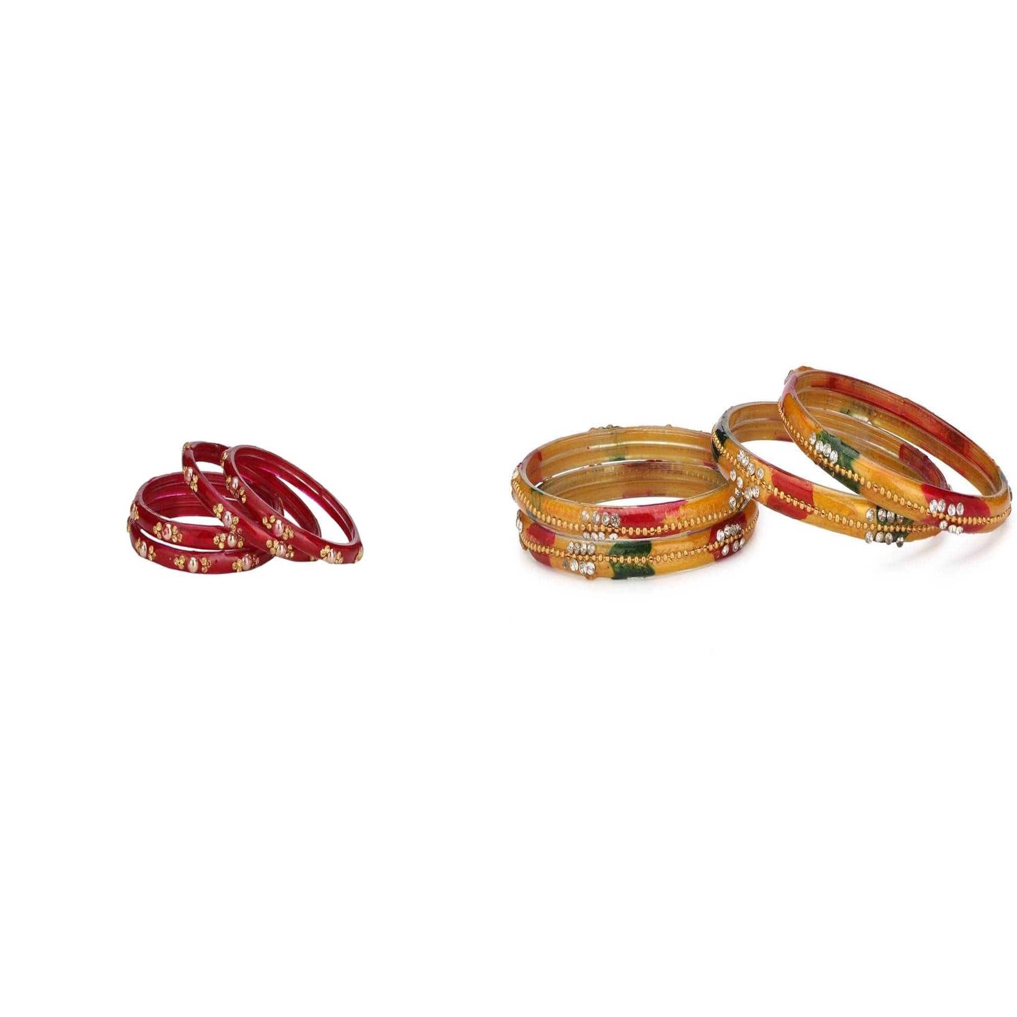Somil Multicolor Bangle Set ( Pack of 2 ) Somil Multicolor Bangle Set ( Pack of 2 )