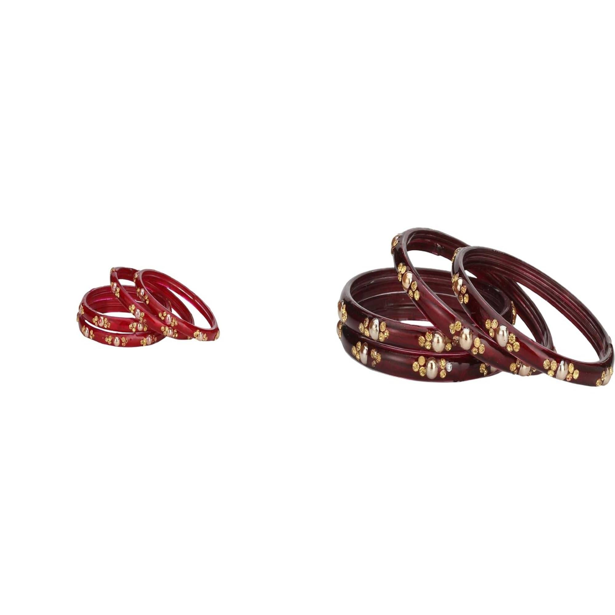     			Somil Multicolor Bangle Set ( Pack of 2 )