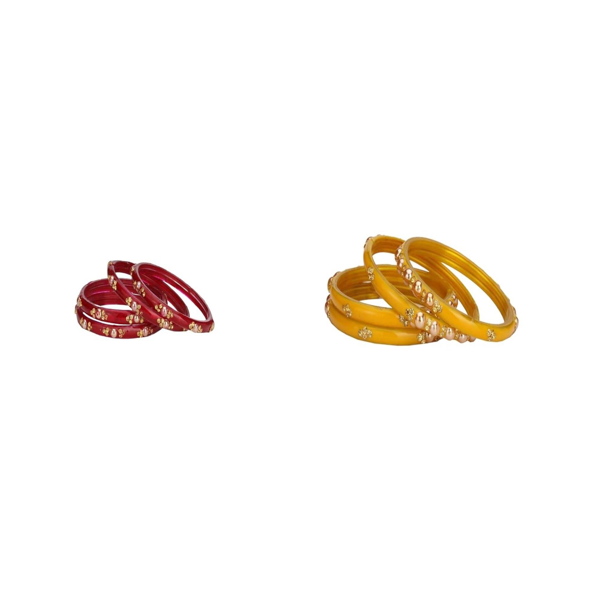 Somil Multicolor Bangle Set ( Pack of 2 ) Somil Multicolor Bangle Set ( Pack of 2 )