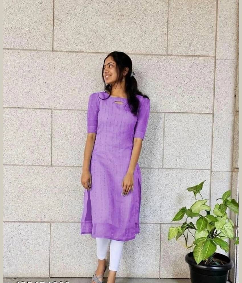 AK FASHION MALL Women Organza Embroidered A-line Kurti ( Purple ) - Kurtis, Tunics | Buy online on ZillyBuy