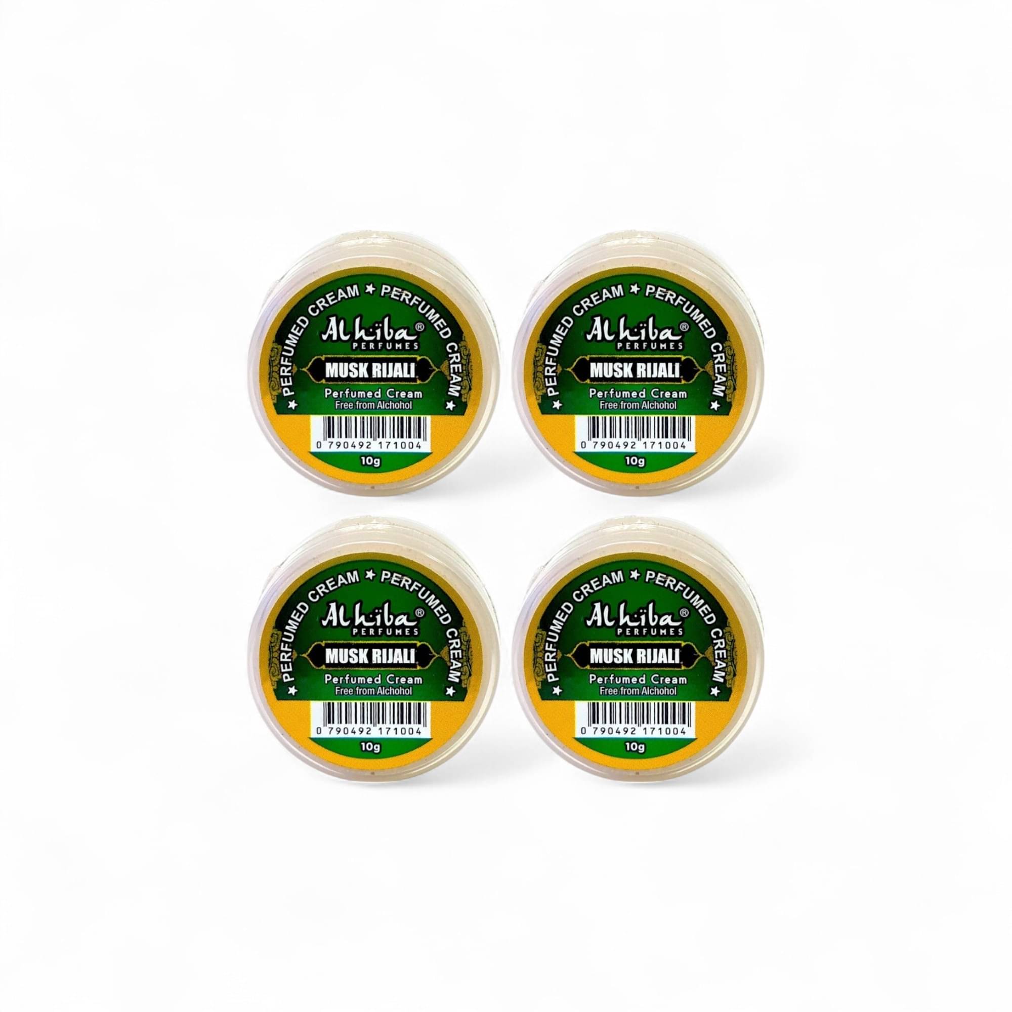 Al Hiba Musk Rijali Perfumed Body Deodorant Cream for Unisex 10 gm ( Pack of 4 ) Al Hiba Musk Rijali Perfumed Body Deodorant Cream for Unisex 10 gm ( Pack of 4 )