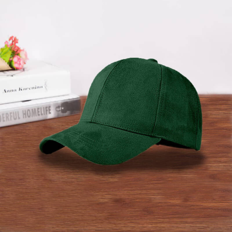     			Alamos Pack of 1 Suede Men's Cap ( Green )