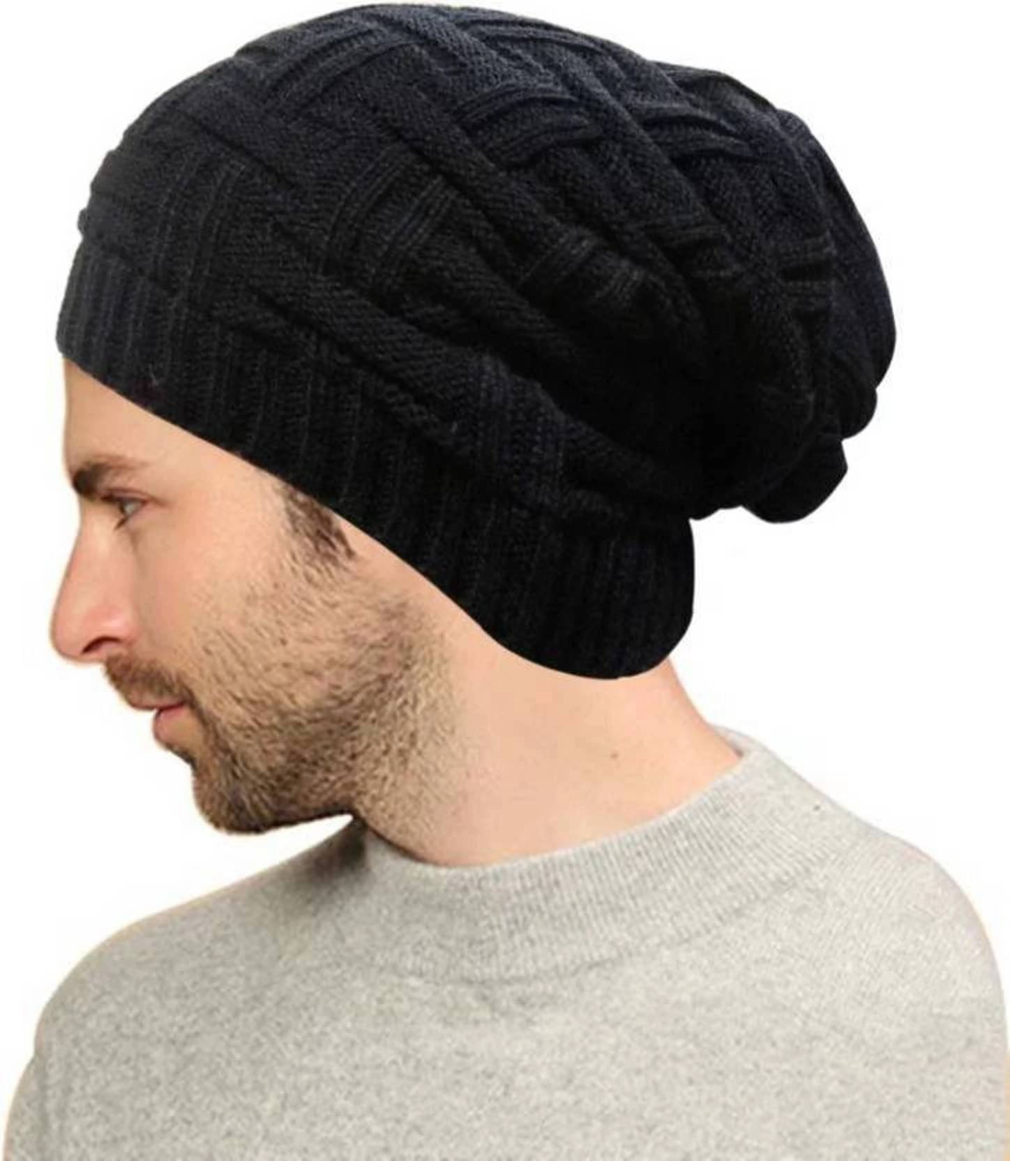     			Alamos Pack of 1 Woollen Men's Cap ( Black )