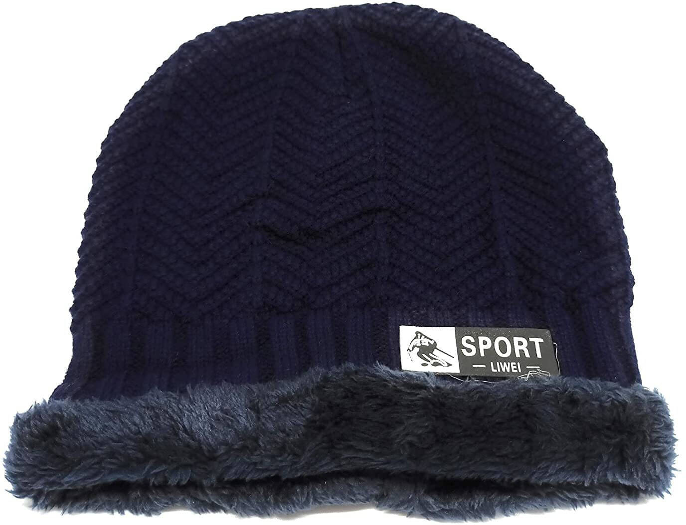     			Alamos Pack of 1 Woollen Men's Cap ( Blue )