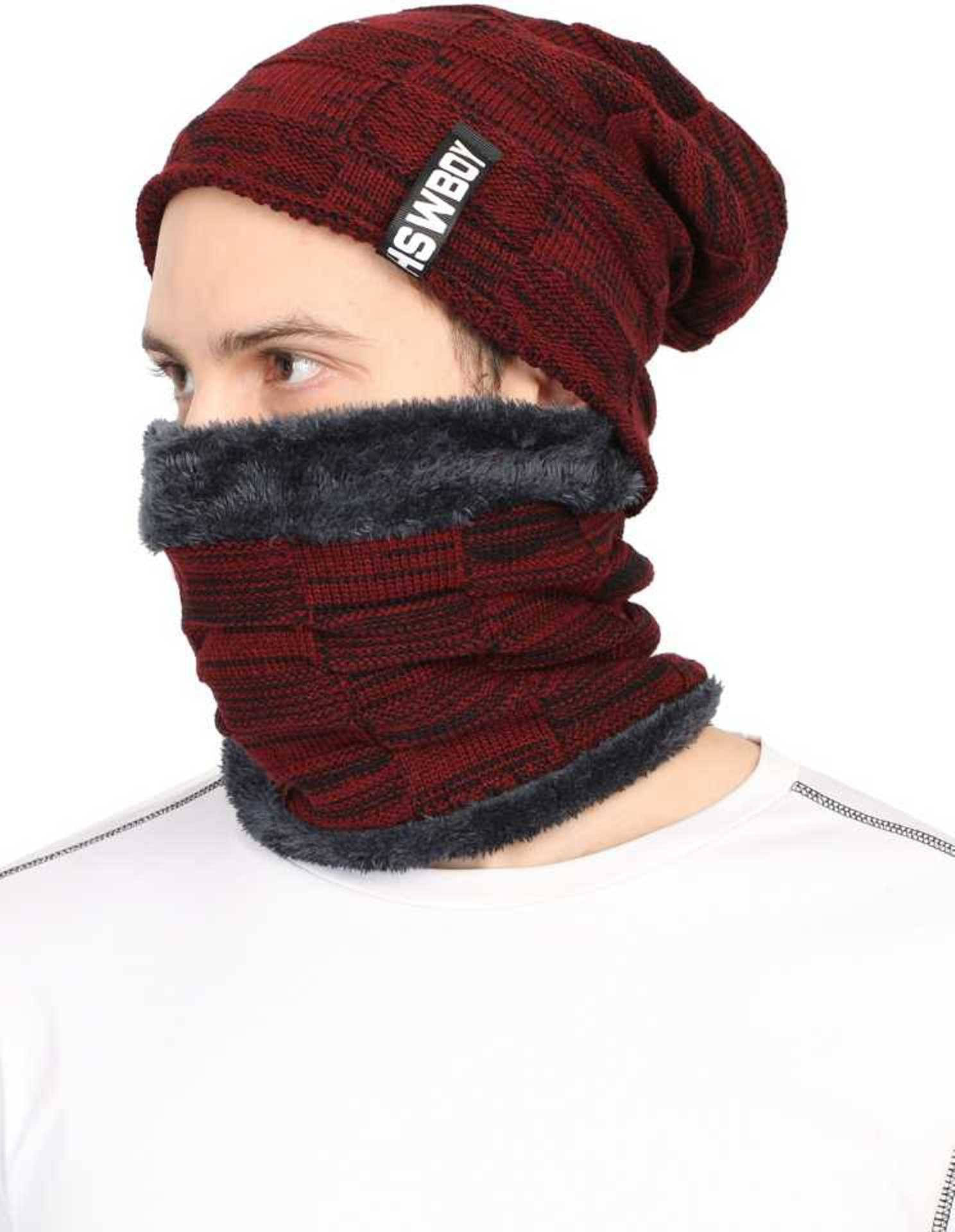 Alamos Pack of 1 Woollen Men's Cap ( Maroon ) Alamos Pack of 1 Woollen Men's Cap ( Maroon )