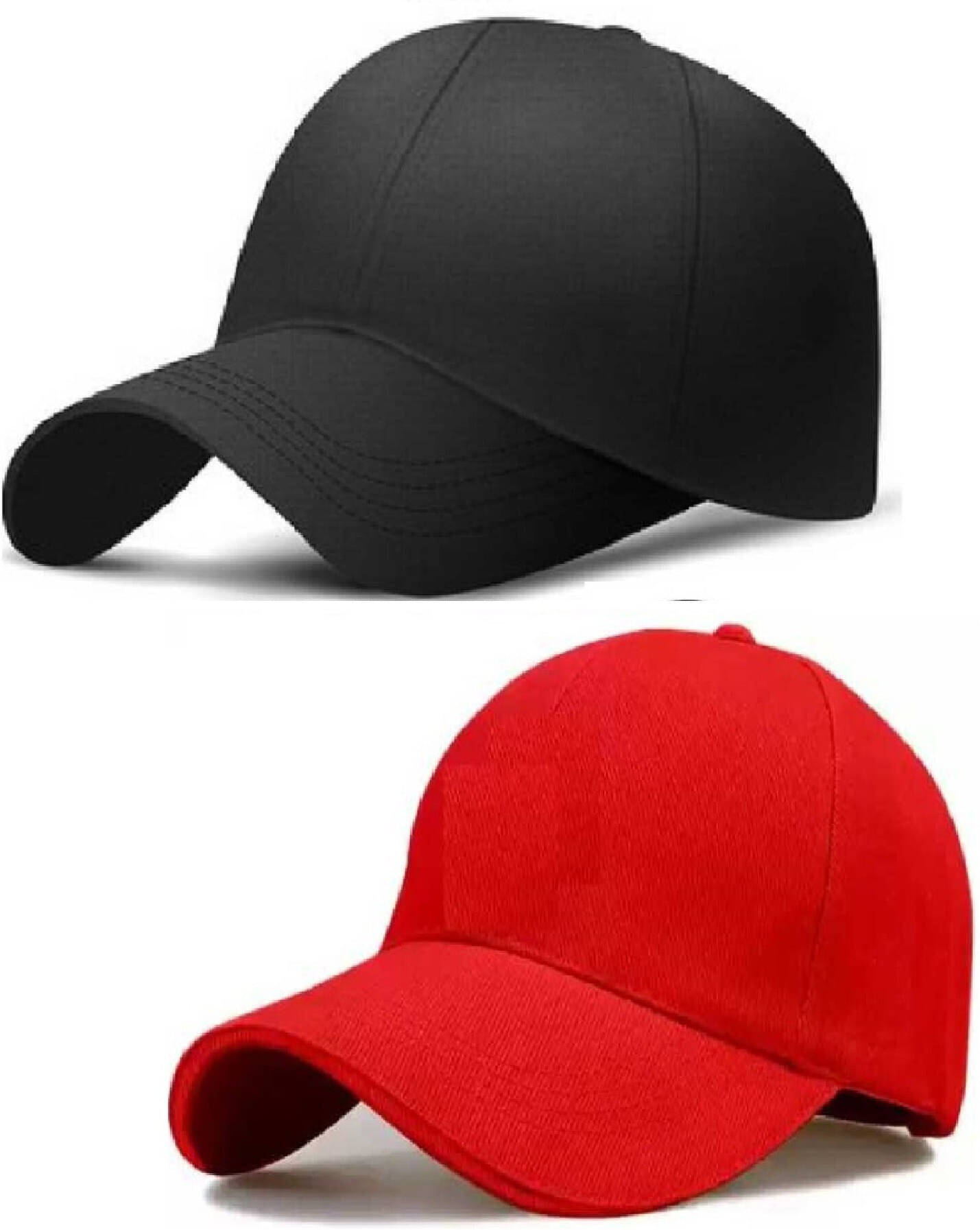     			Alamos Pack of 2 Cotton Men's Cap ( Red )