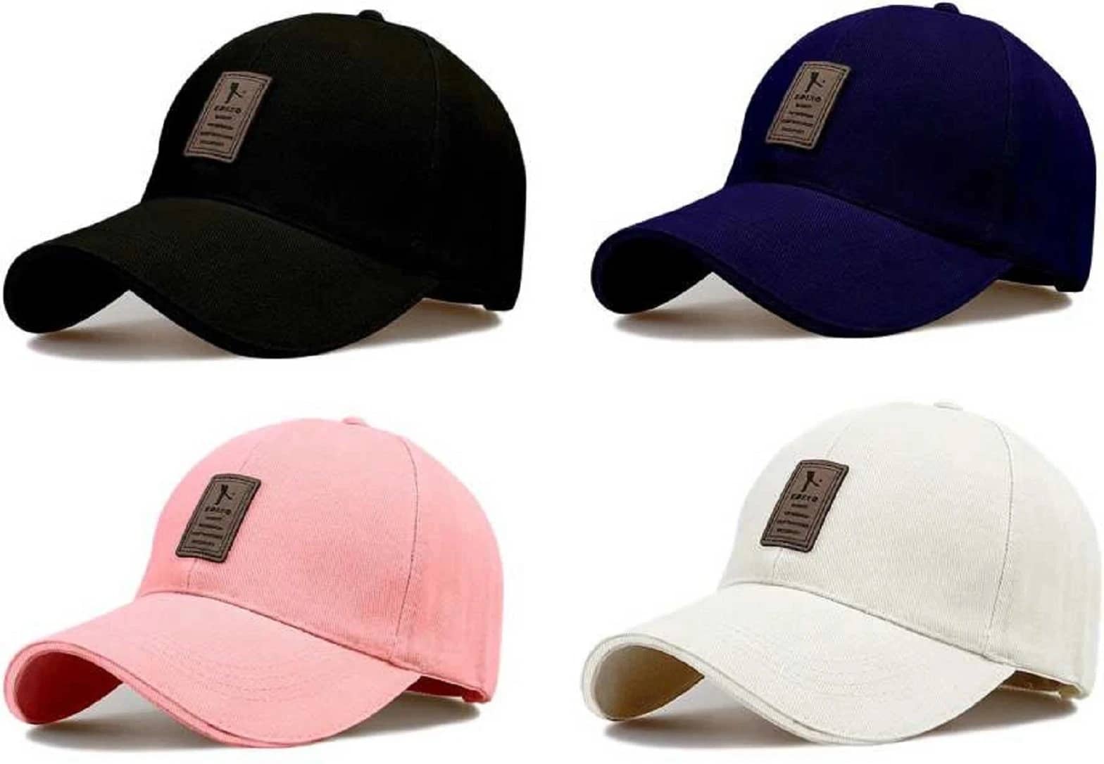 Alamos Pack of 4 Cotton Men's Cap ( Multicolor )