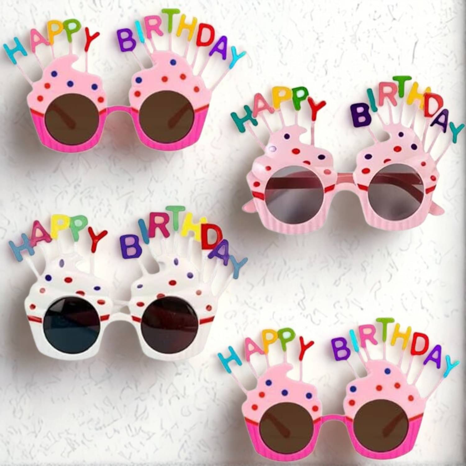 Baskety Multicolor Round Sunglasses ( Pack of 4 ) Baskety Multicolor Round Sunglasses ( Pack of 4 )
