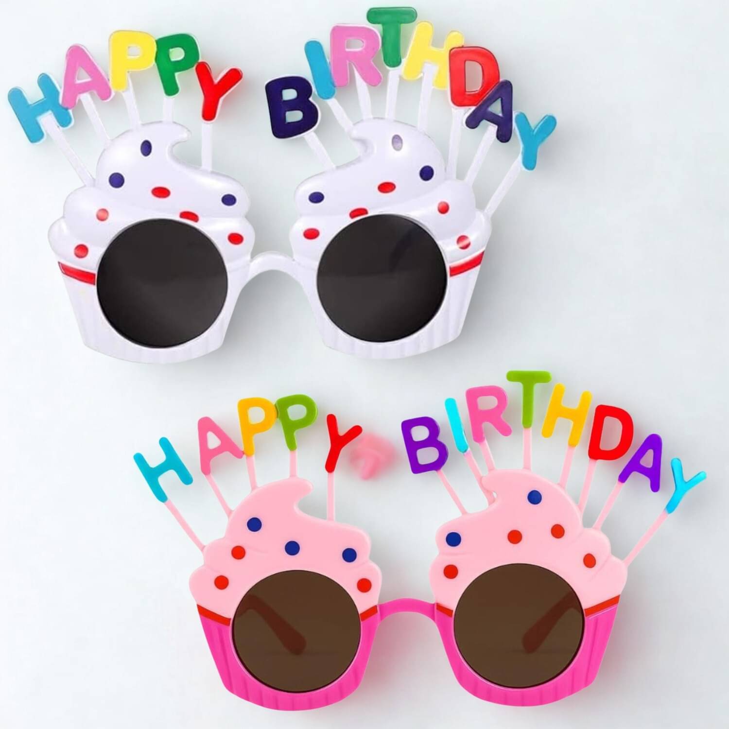     			Baskety Multicolor Round Sunglasses ( Pack of 2 )