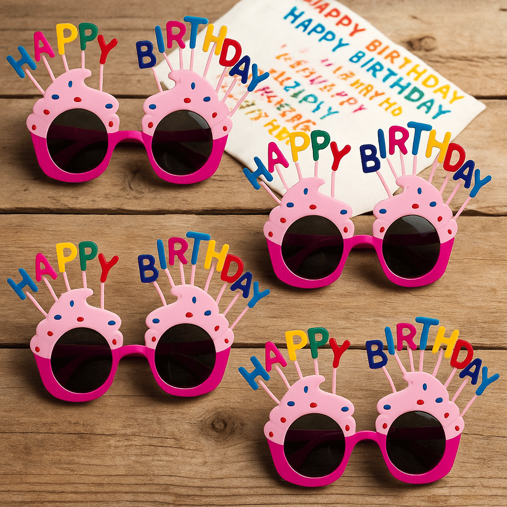Baskety Pink Round Sunglasses ( Pack of 4 )     			Baskety Pink Round Sunglasses ( Pack of 4 )