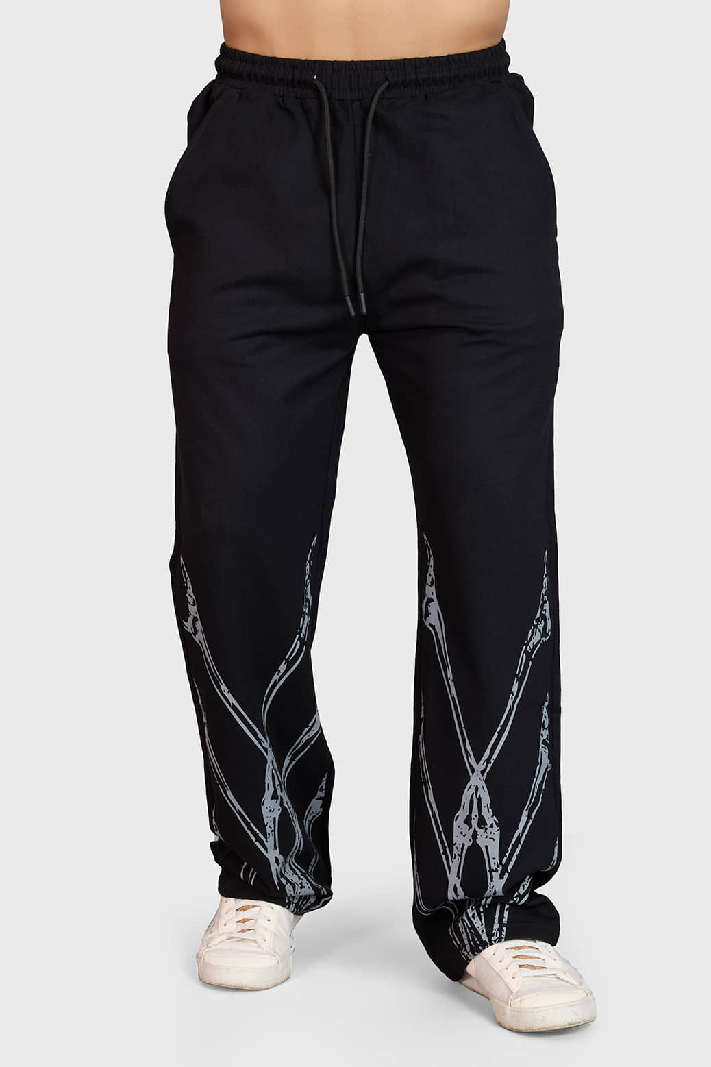 Fuaark Black Cotton Men's Sports Trackpants ( Pack of 1 ) - Track Pants | Buy online on ZillyBuy