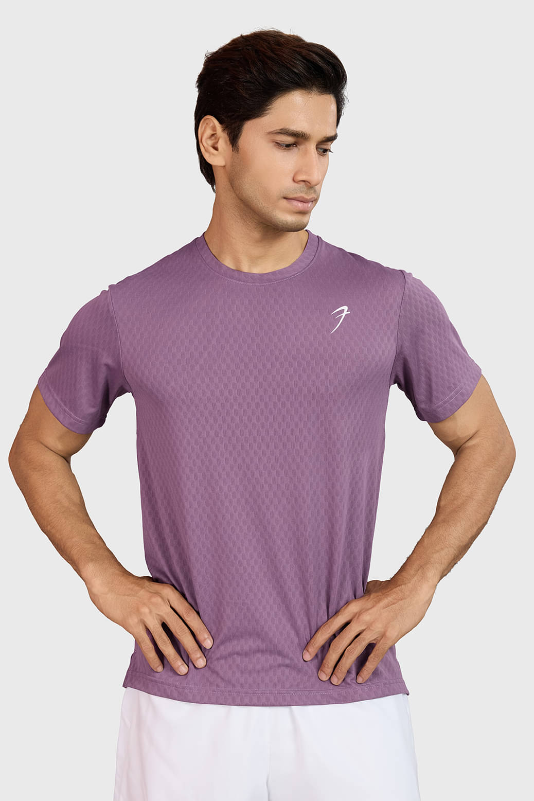 Fuaark Purple Polyester Regular Fit Men's Sports T-Shirt ( Pack of 1 ) Fuaark Purple Polyester Regular Fit Men's Sports T-Shirt ( Pack of 1 )