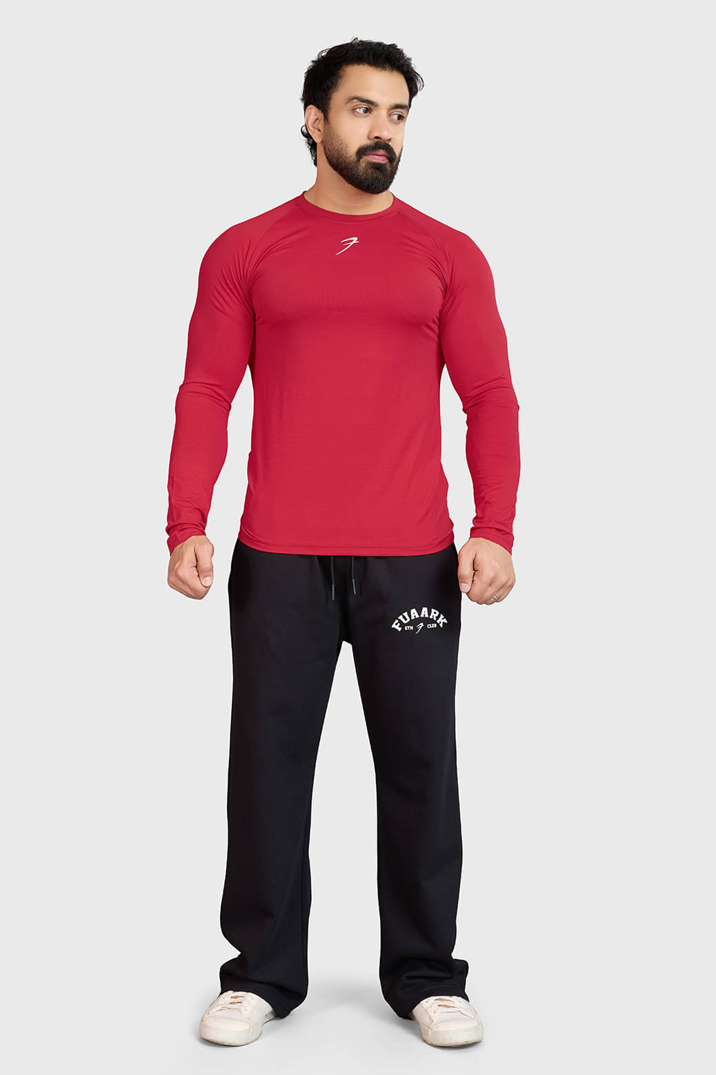 Fuaark Red Polyester Slim Fit Men's Sports T-Shirt ( Pack of 1 )     			Fuaark Red Polyester Slim Fit Men's Sports T-Shirt ( Pack of 1 )