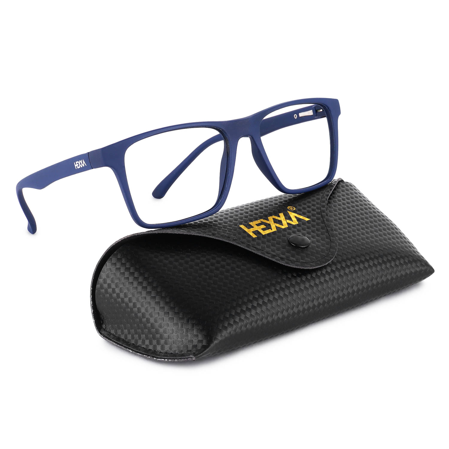     			Hexxa Blue Full Rim Rectangular Computer Glasses ( Pack of 1 )