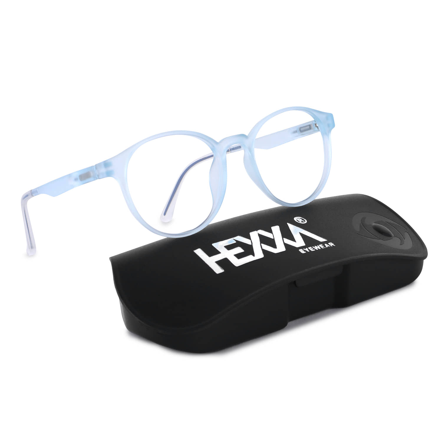 Hexxa Blue Full Rim Round Computer Glasses ( Pack of 1 )