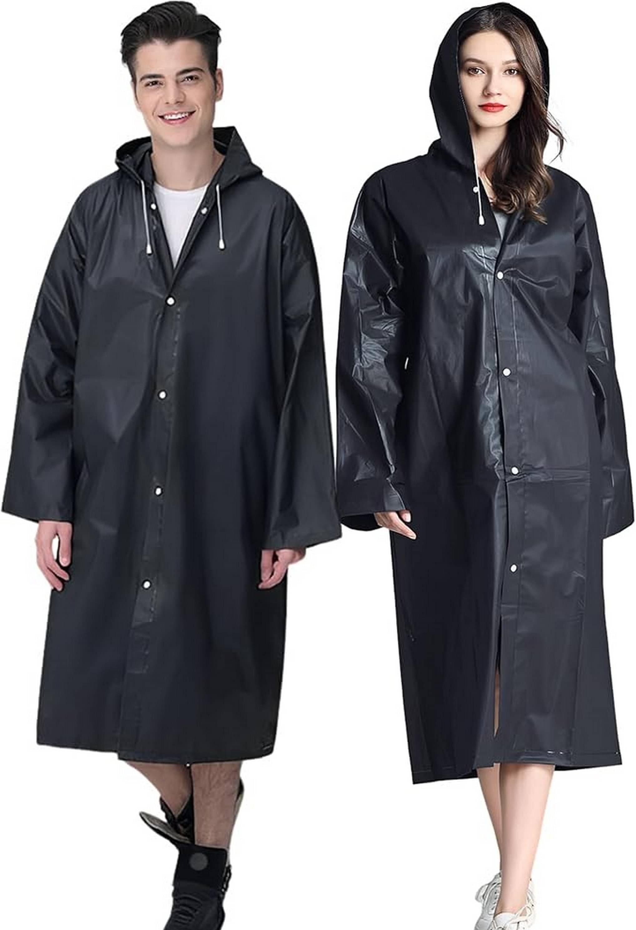 Infispace Nylon Long Raincoat - Black Infispace Nylon Long Raincoat - Black