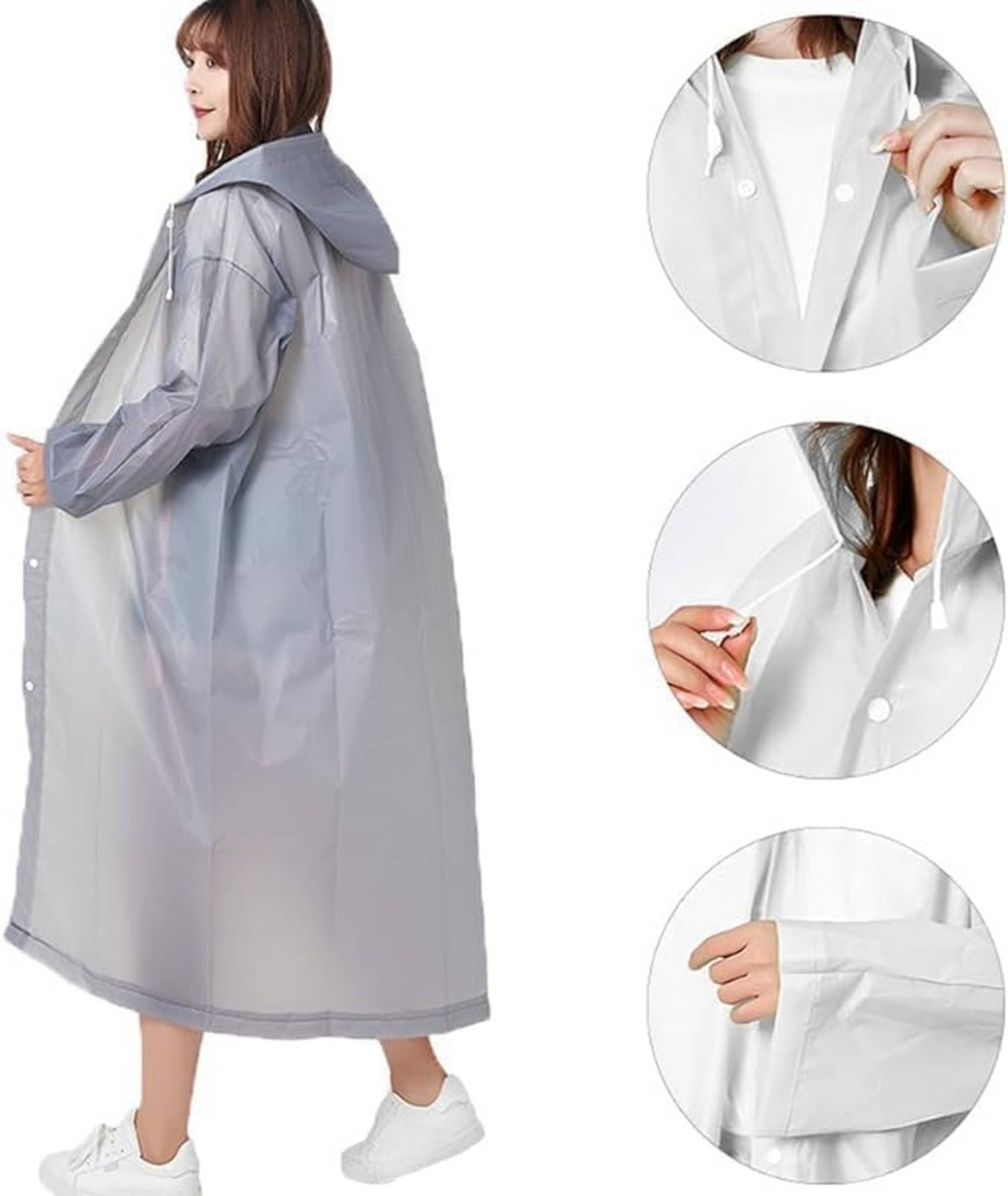 Infispace Nylon Long Raincoat - Grey Infispace Nylon Long Raincoat - Grey