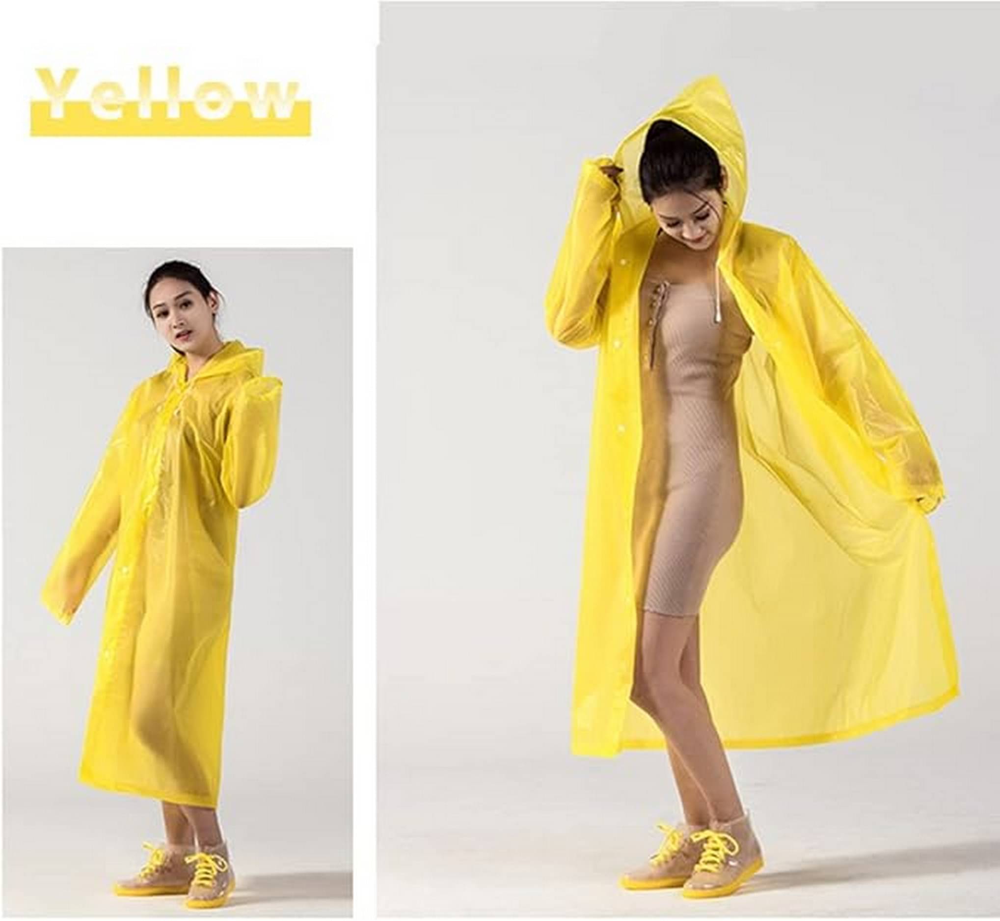 Infispace Nylon Long Raincoat - Yellow Infispace Nylon Long Raincoat - Yellow