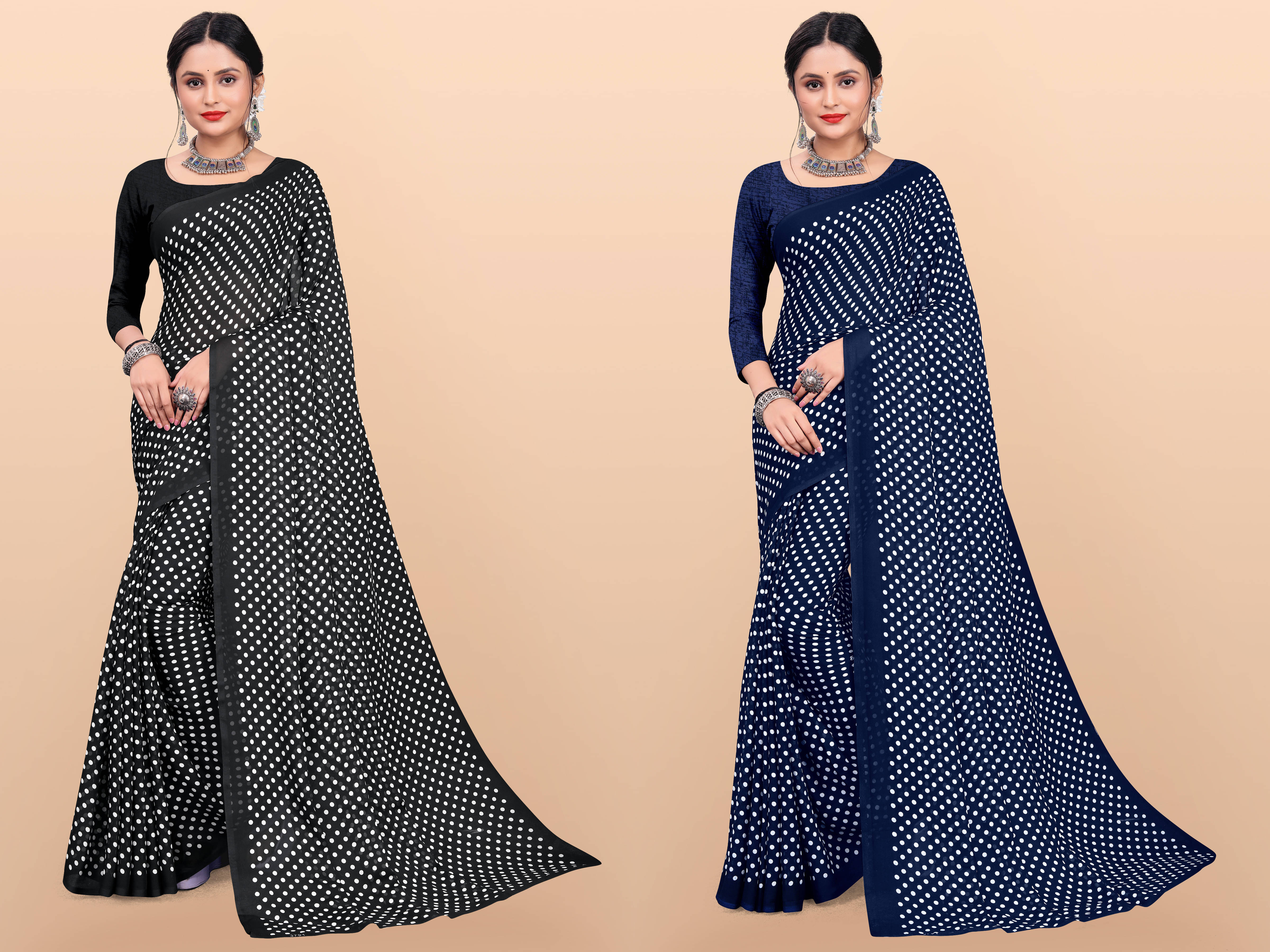 LEELAVATI Georgette Printed Regular Saree With Unstitched Blouse Piece ( Multicolor ) LEELAVATI Georgette Printed Regular Saree With Unstitched Blouse Piece ( Multicolor )