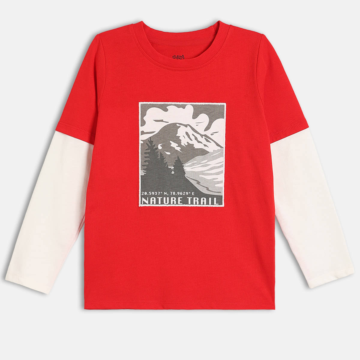    			MINI KLUB Pack of 1 Boys Cotton Blend T-Shirt ( Red )
