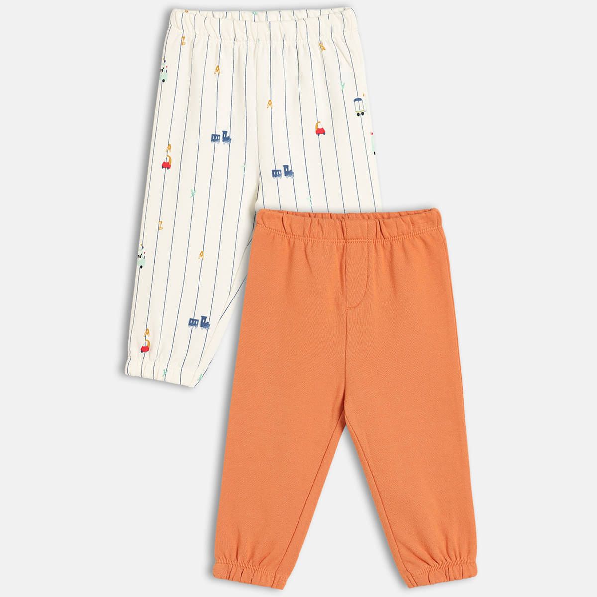     			MINI KLUB Pack of 2 Baby Boys Cotton Trackpant ( Multicolor )