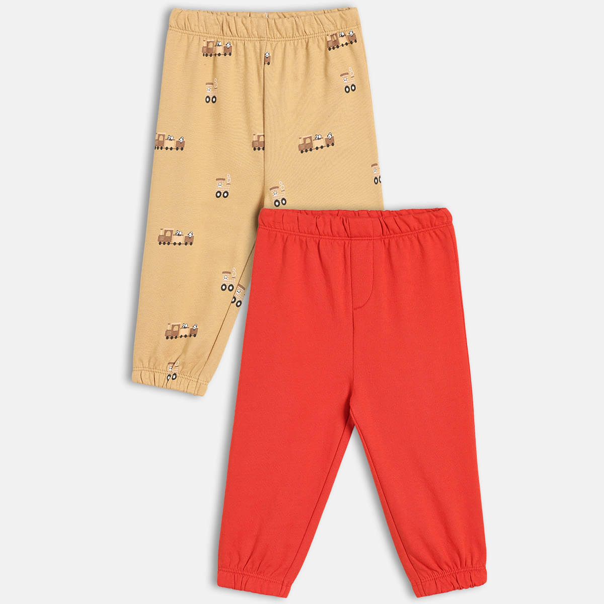     			MINI KLUB Pack of 2 Baby Boys Cotton Trackpant ( Multicolor )