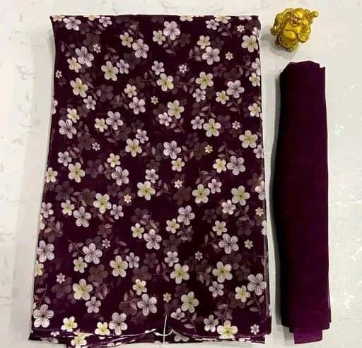     			Panchtatva Georgette Printed Regular Saree With Unstitched Blouse Piece ( Multicolor )