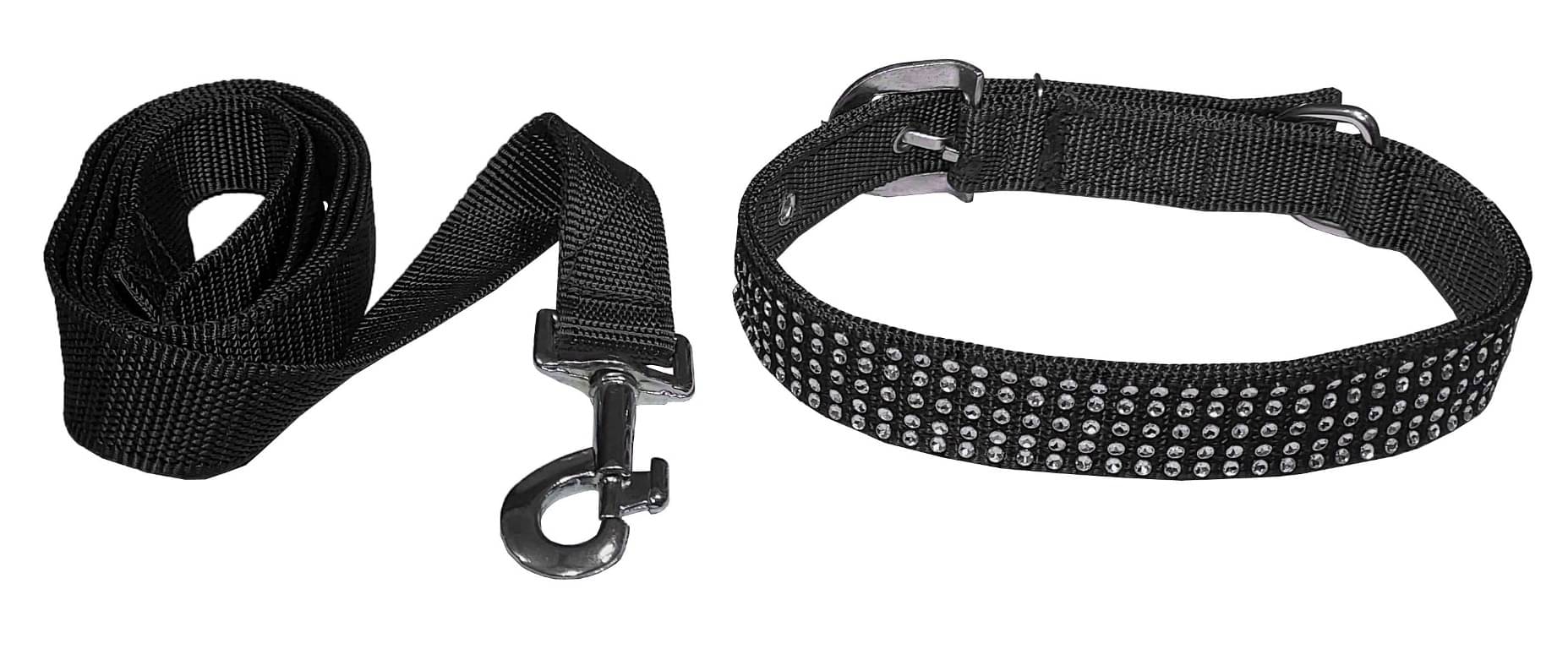     			Petshop7 Black Combo (Collar Belt and Leash) ( X-Large )