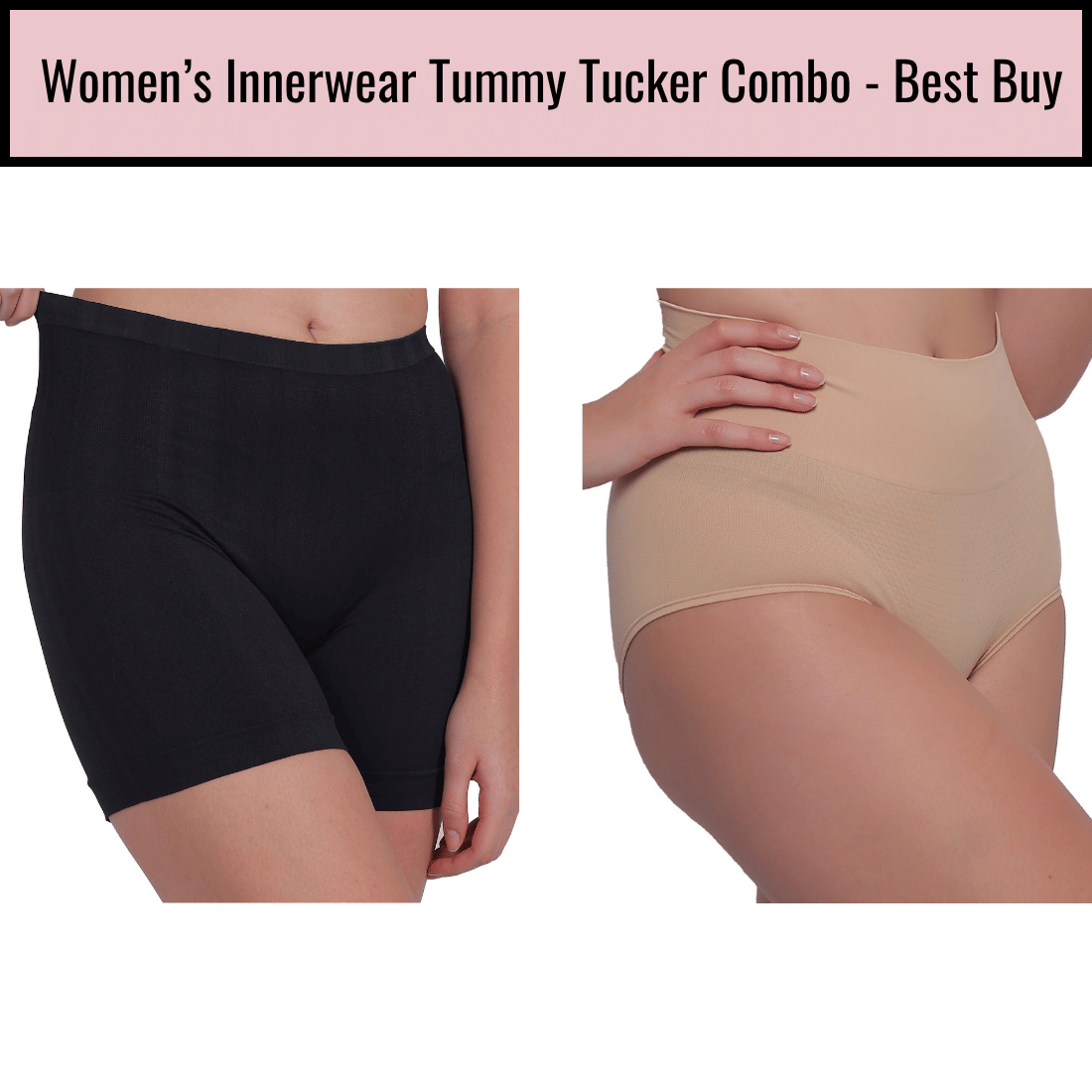     			Pia Trends Women Cotton Blend Shaper Brief ( Black,Beige )