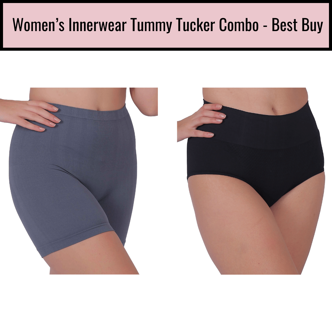 Pia Trends Women Cotton Blend Shaper Brief ( Grey,Black ) Pia Trends Women Cotton Blend Shaper Brief ( Grey,Black )