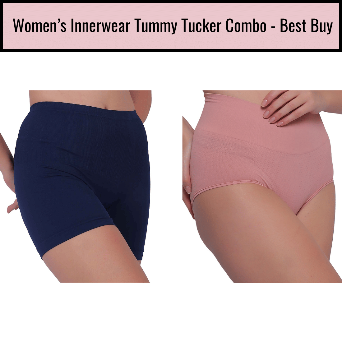 Pia Trends Women Cotton Blend Shaper Brief ( Navy Blue,Peach ) Pia Trends Women Cotton Blend Shaper Brief ( Navy Blue,Peach )
