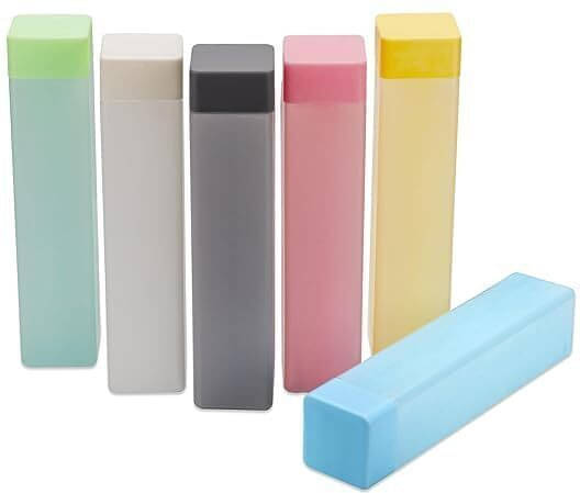     			RABBY Multicolor Plastic Water Bottle 1000 mL ( Set of 6 )