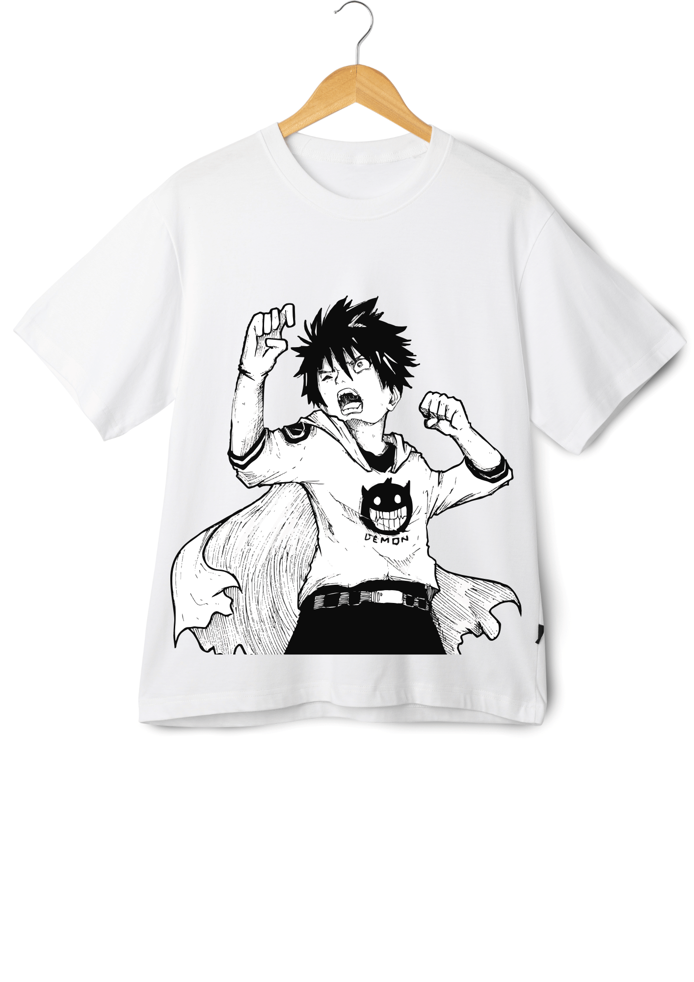     			Ridaa Men Polyester Regular Fit Printed T-Shirt ( White )