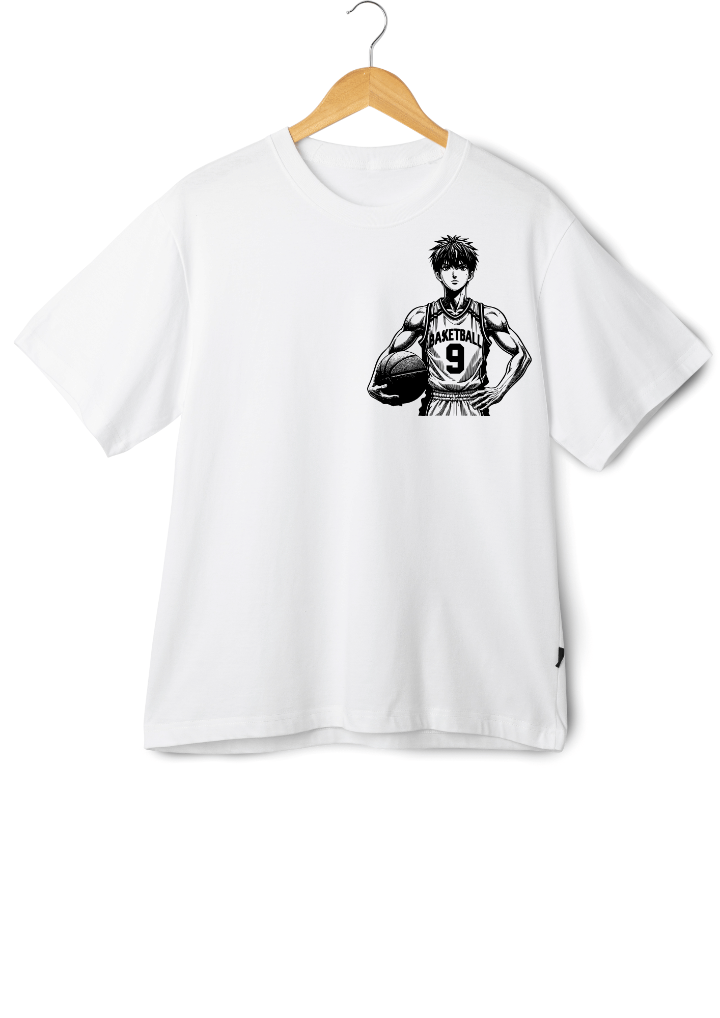     			Ridaa Men Polyester Regular Fit Printed T-Shirt ( White )