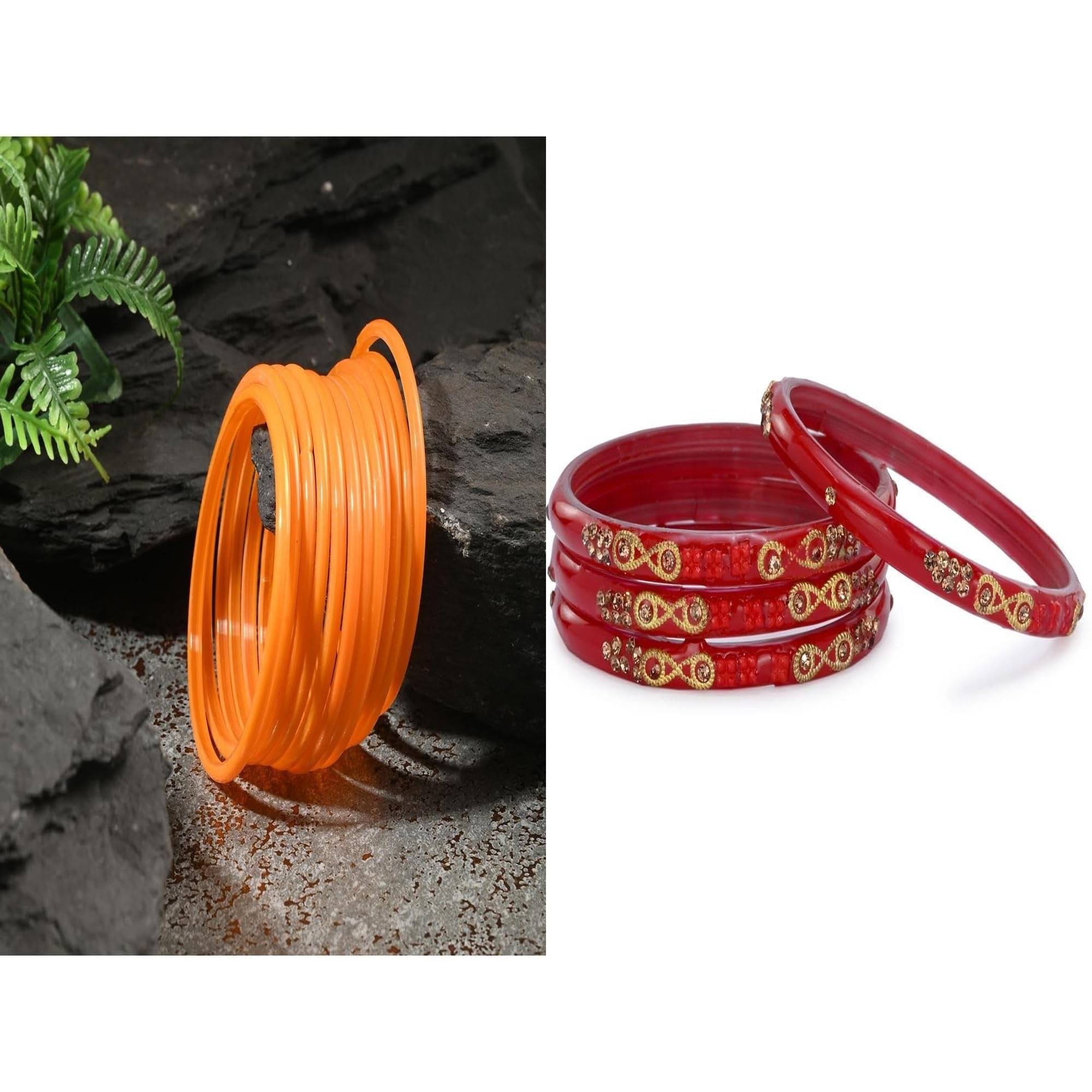 Somil Multicolor Bangle Set ( Pack of 2 ) Somil Multicolor Bangle Set ( Pack of 2 )