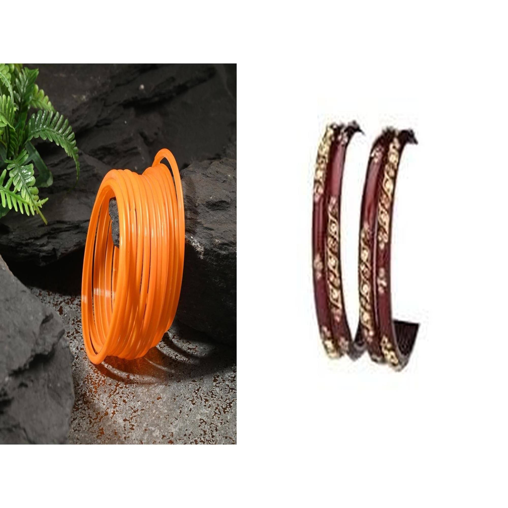 Somil Multicolor Bangle Set ( Pack of 2 ) Somil Multicolor Bangle Set ( Pack of 2 )