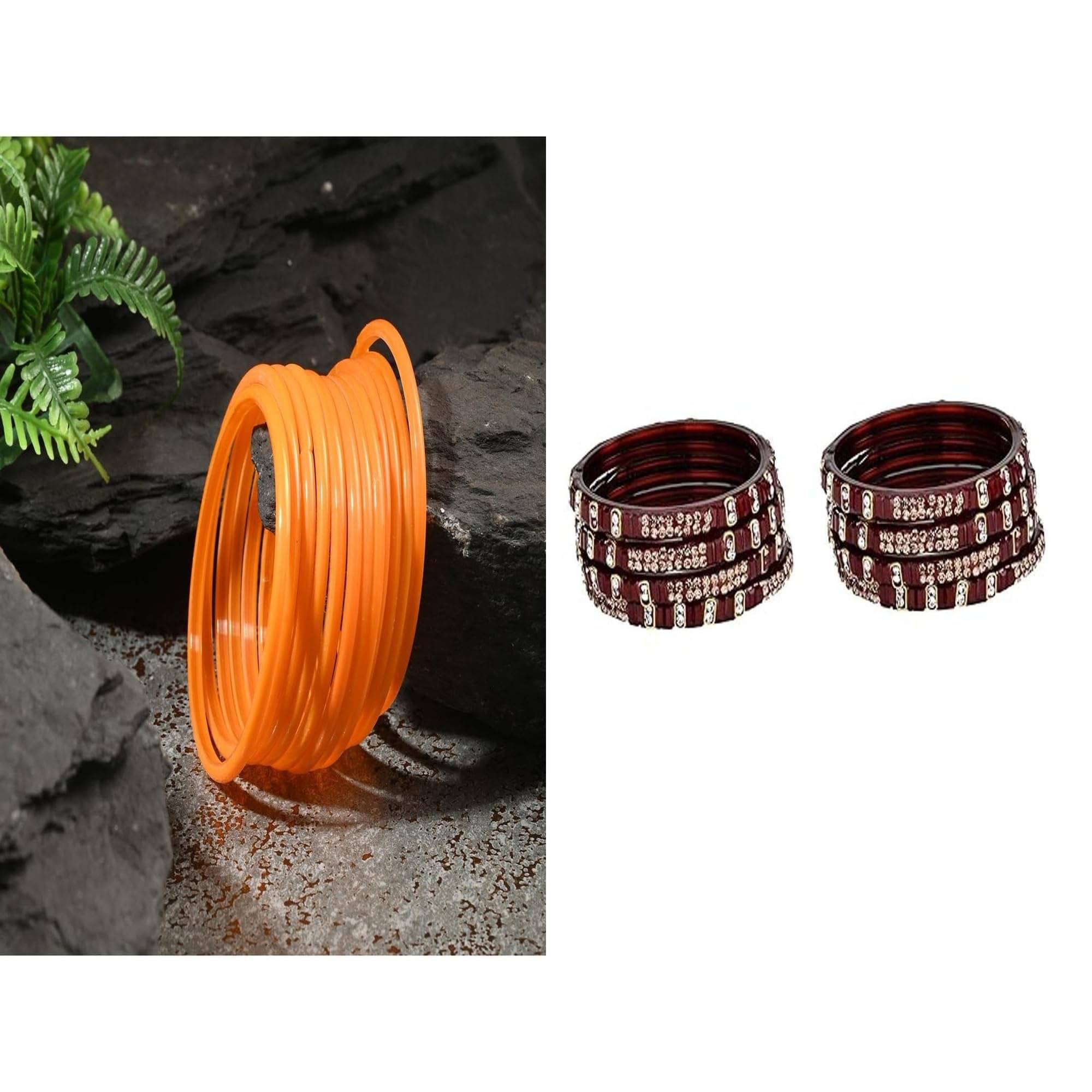 Somil Multicolor Bangle Set ( Pack of 2 ) Somil Multicolor Bangle Set ( Pack of 2 )