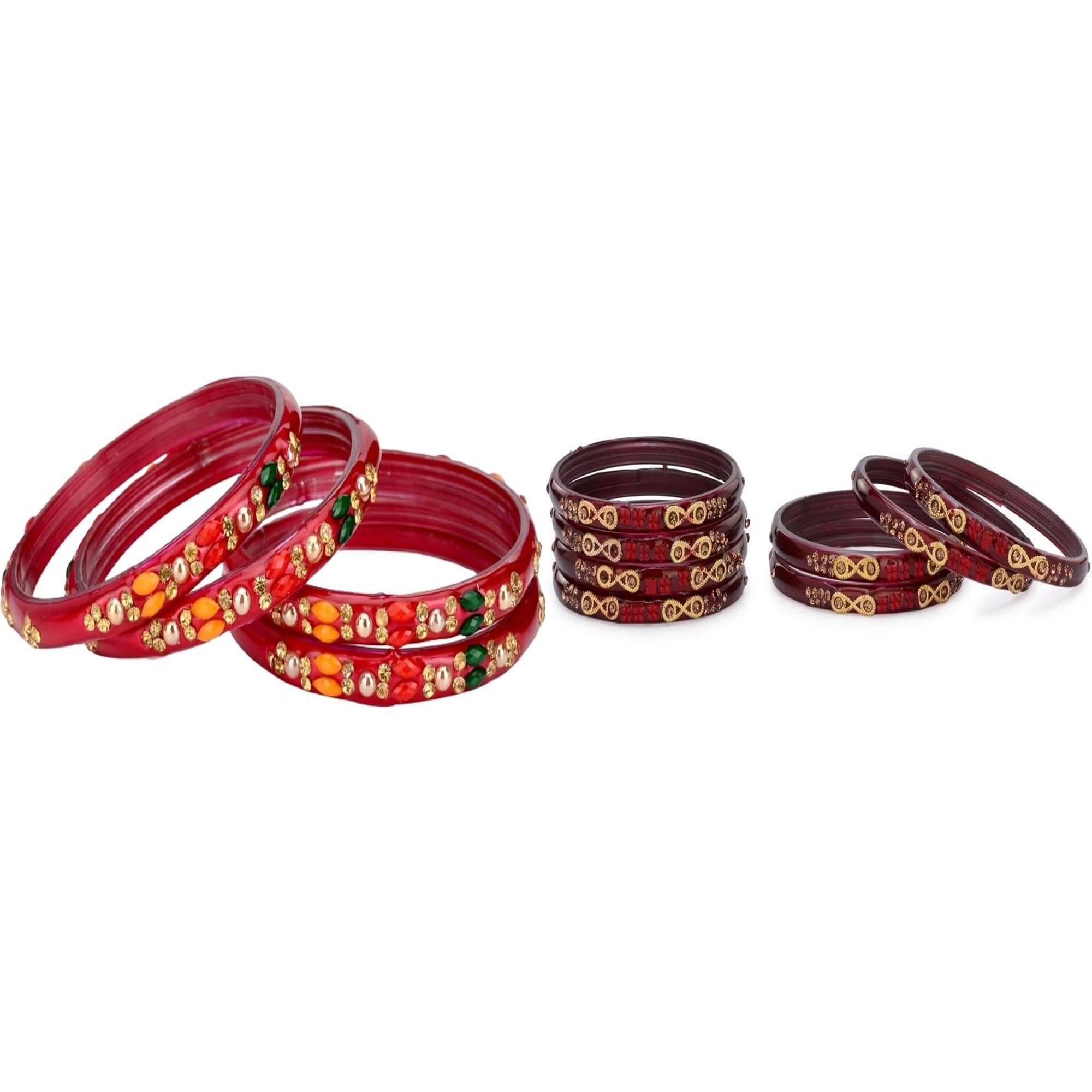 Somil Multicolor Bangle Set ( Pack of 2 ) Somil Multicolor Bangle Set ( Pack of 2 )