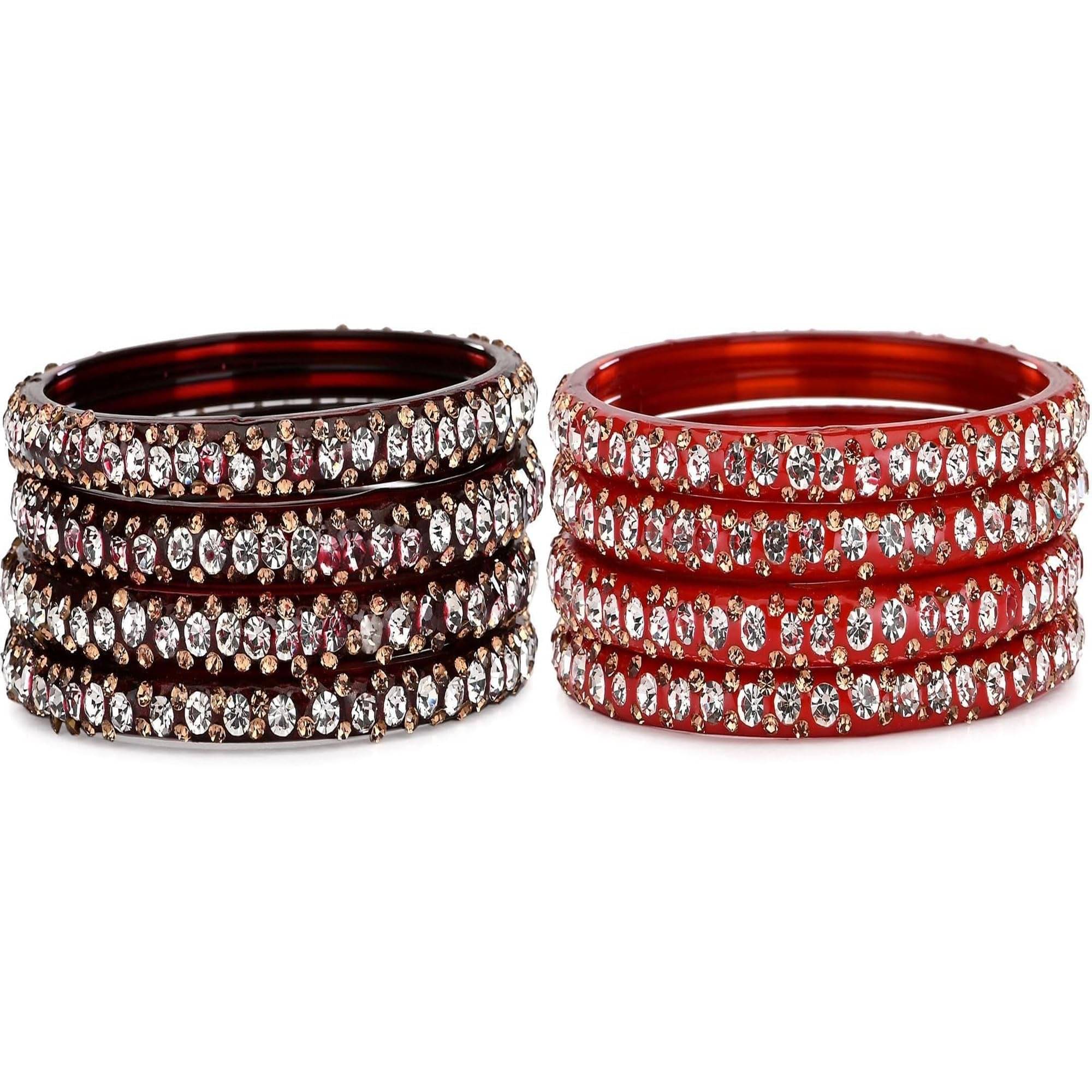     			Somil Multicolor Bangle Set ( Pack of 2 )