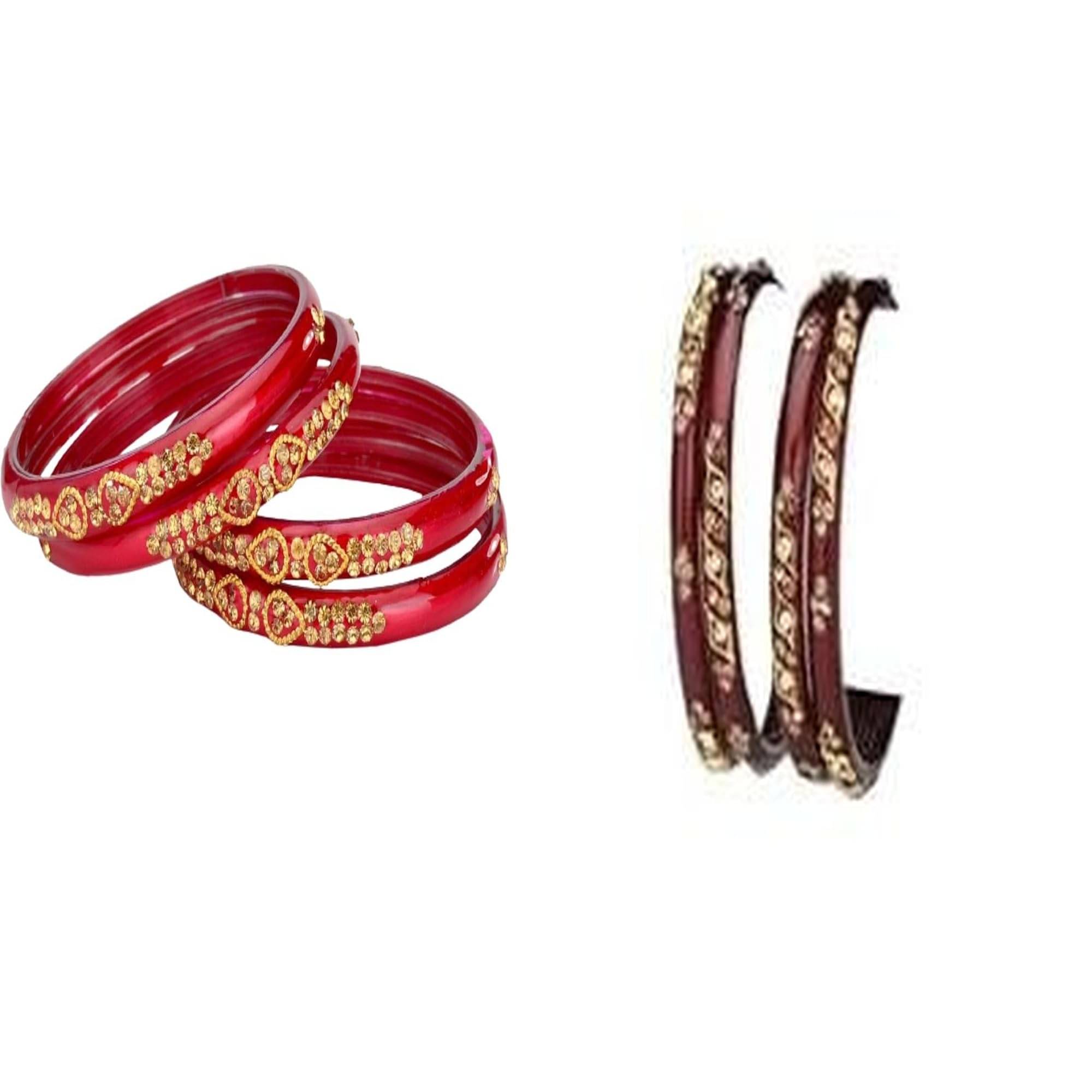     			Somil Multicolor Bangle Set ( Pack of 2 )