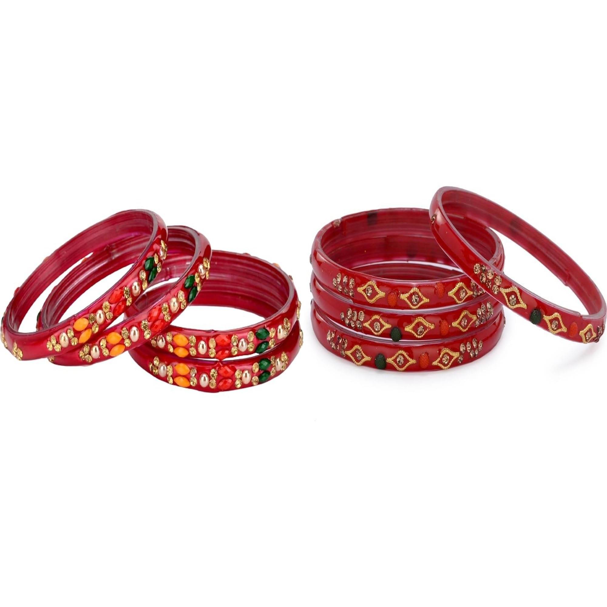 Somil Multicolor Bangle Set ( Pack of 2 ) Somil Multicolor Bangle Set ( Pack of 2 )